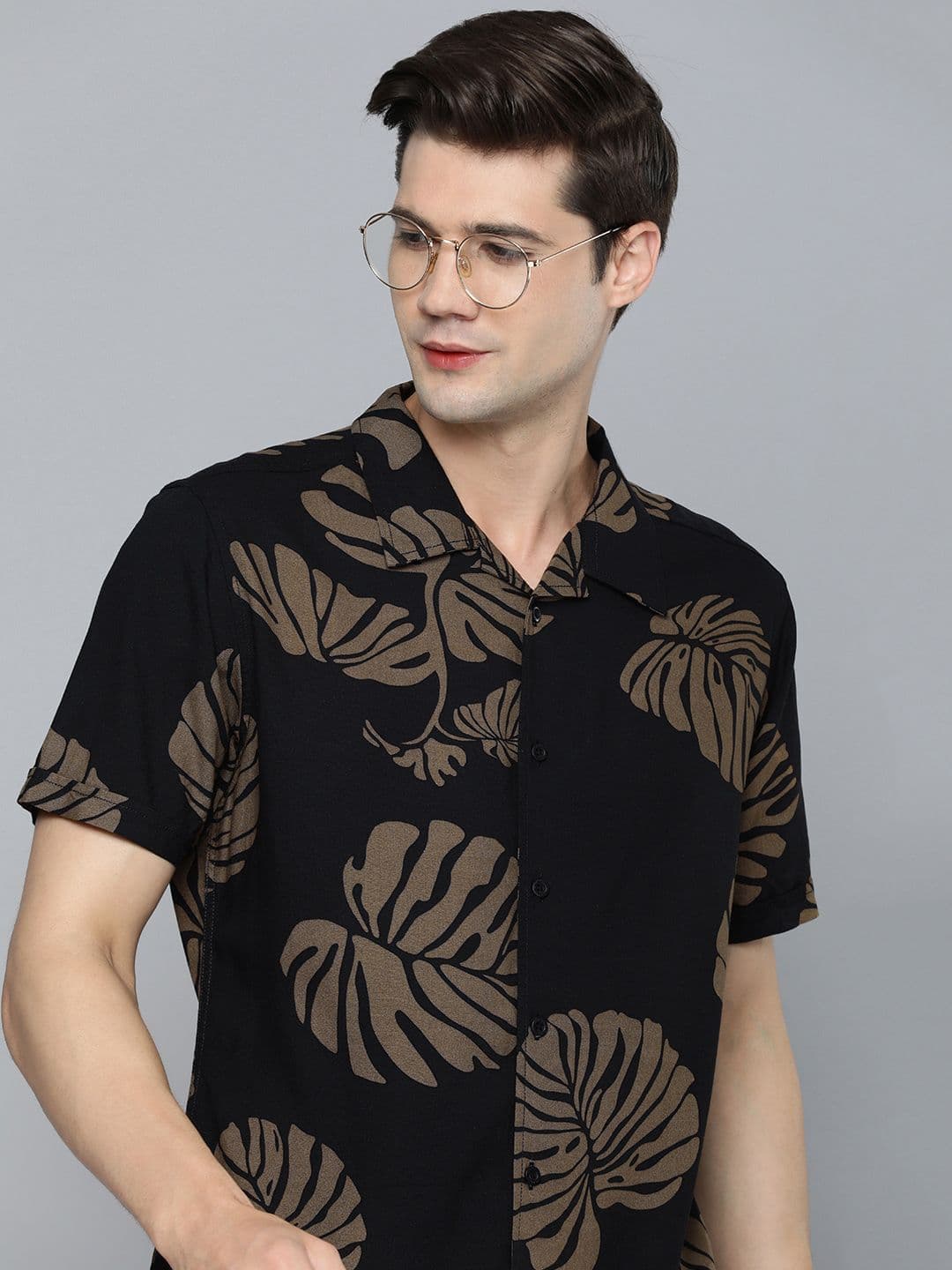 HERE&NOW Slim Fit Floral Opaque Printed Casual Shirt - view 1