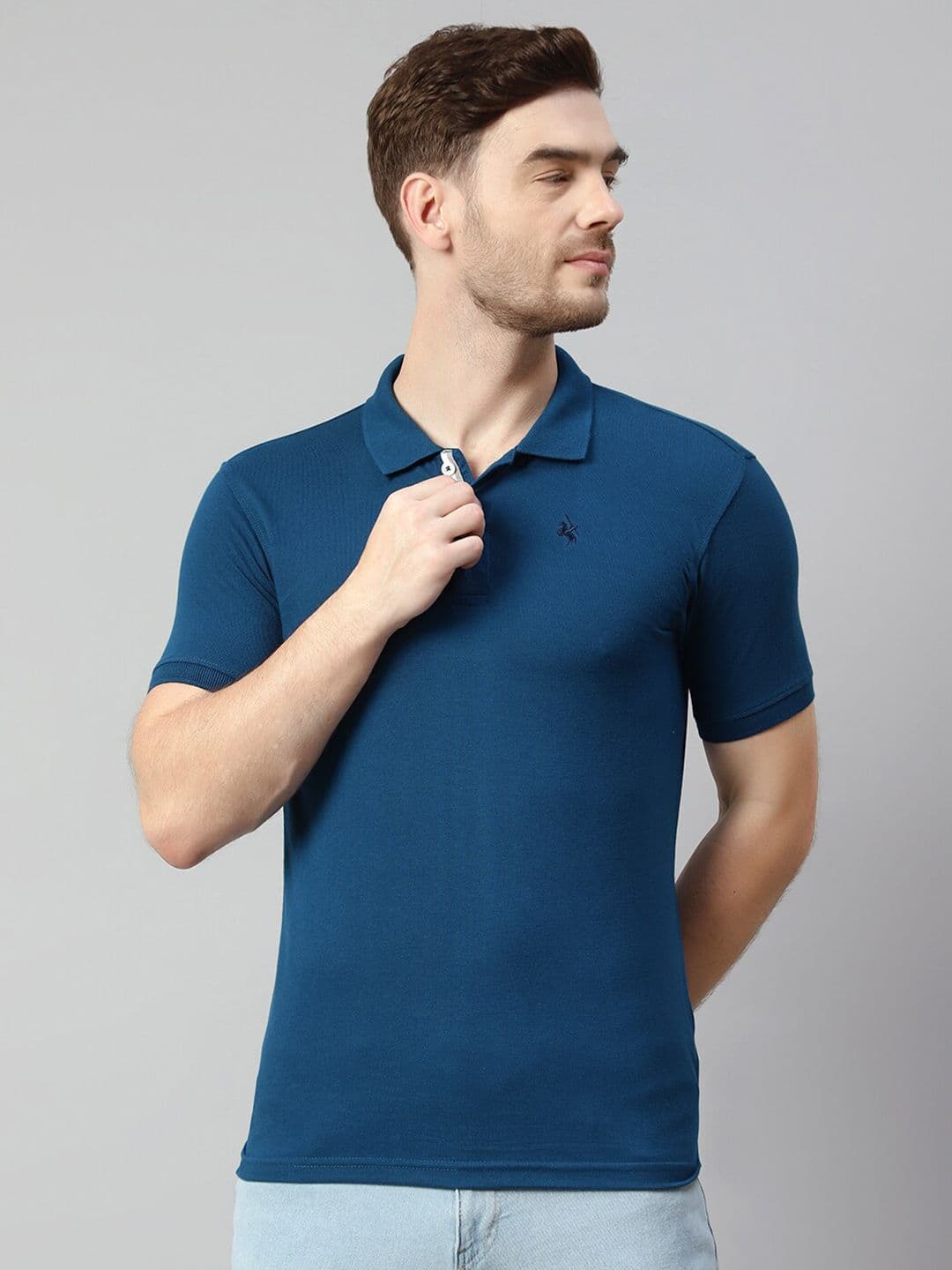 Cantabil Polo Collar Cotton T-shirt - view 1