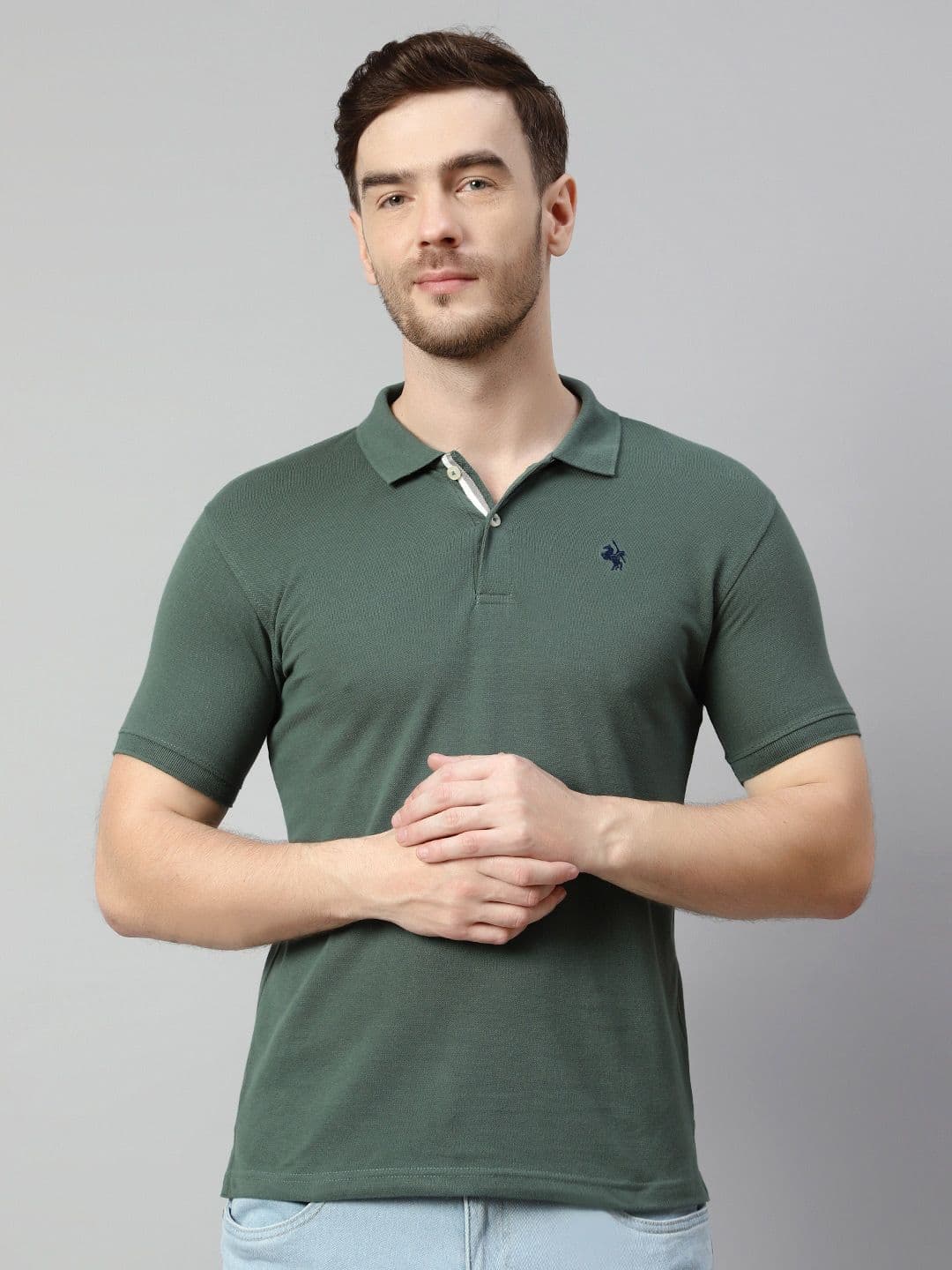 Cantabil Polo Collar Cotton T-Shirt - view 1