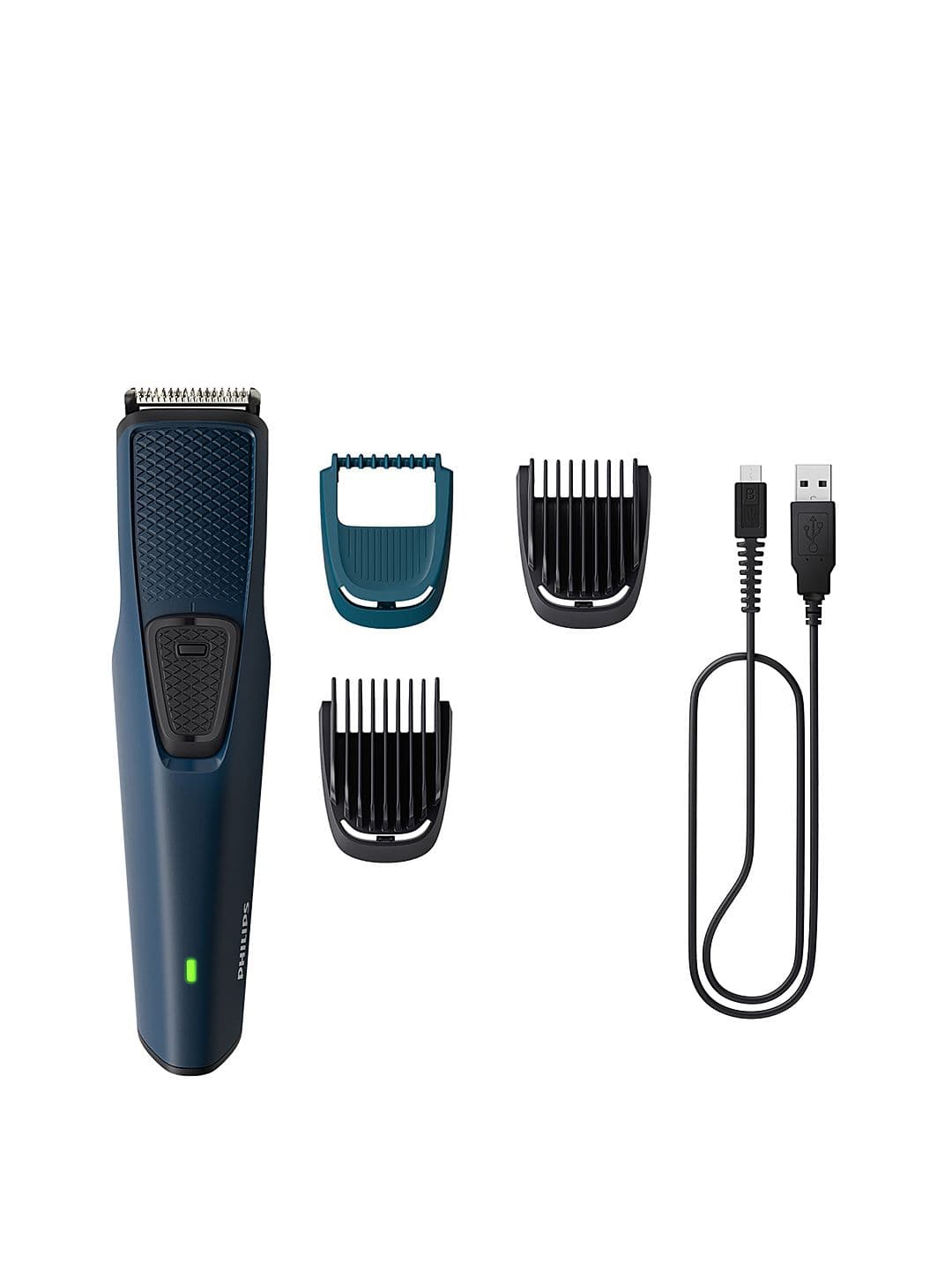 Philips SkinProtect Beard Trimmer BT1232/18 Last 4X Longer Self Sharpening Blades- Blue - view 1