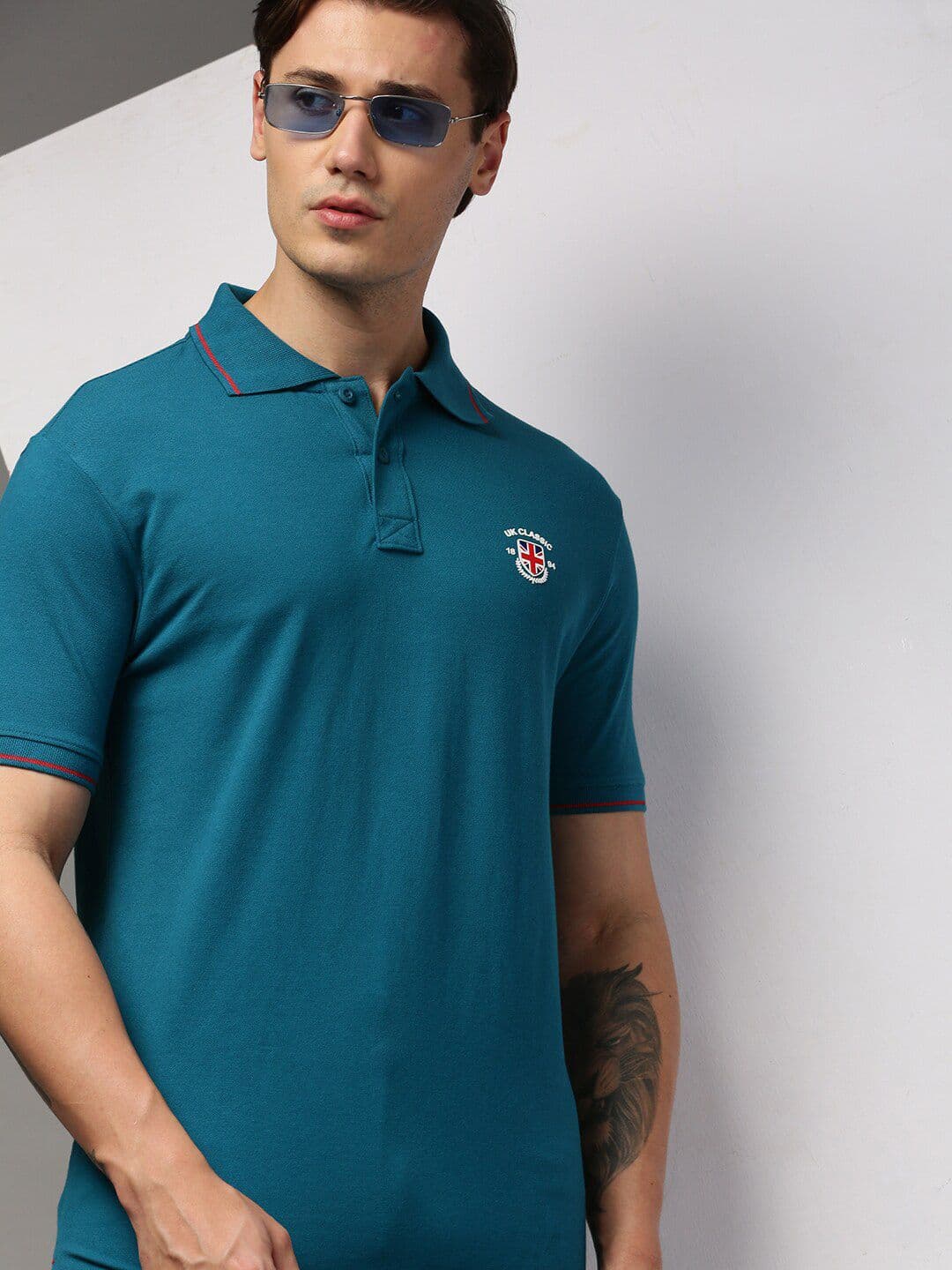 ONN Polo Collar Short Sleeves Pure Cotton T-shirt - view 1