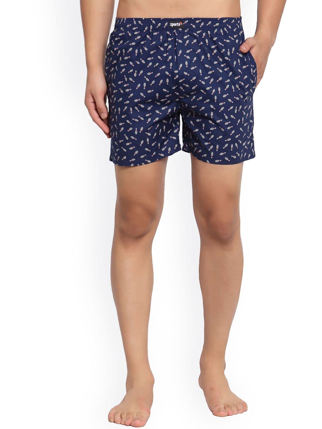 SPORTO Men Printed Mid-Rise Shorts - view 1