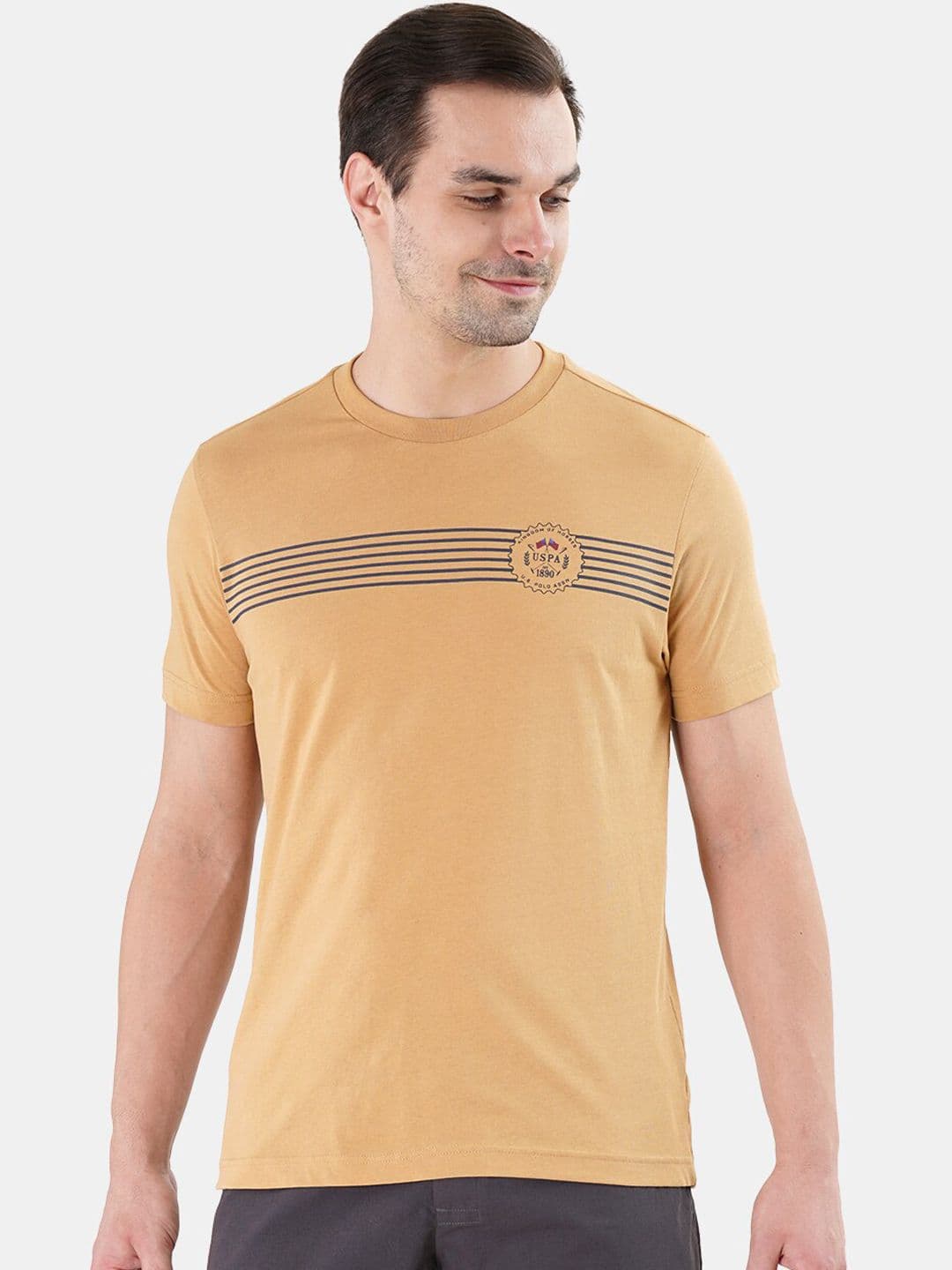 U.S. Polo Assn. Men Striped Lounge T-shirt - view 1