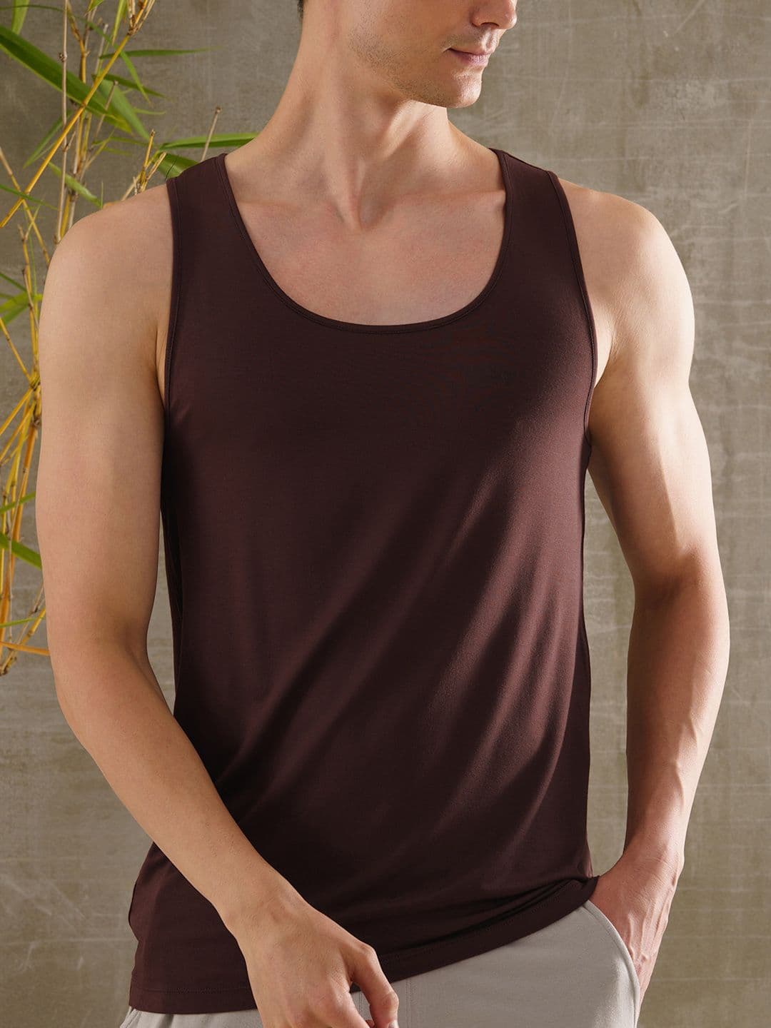 DAMENSCH Round Neck Anti-Bacterial Anti Odour Undershirt Innerwear Vest - view 1