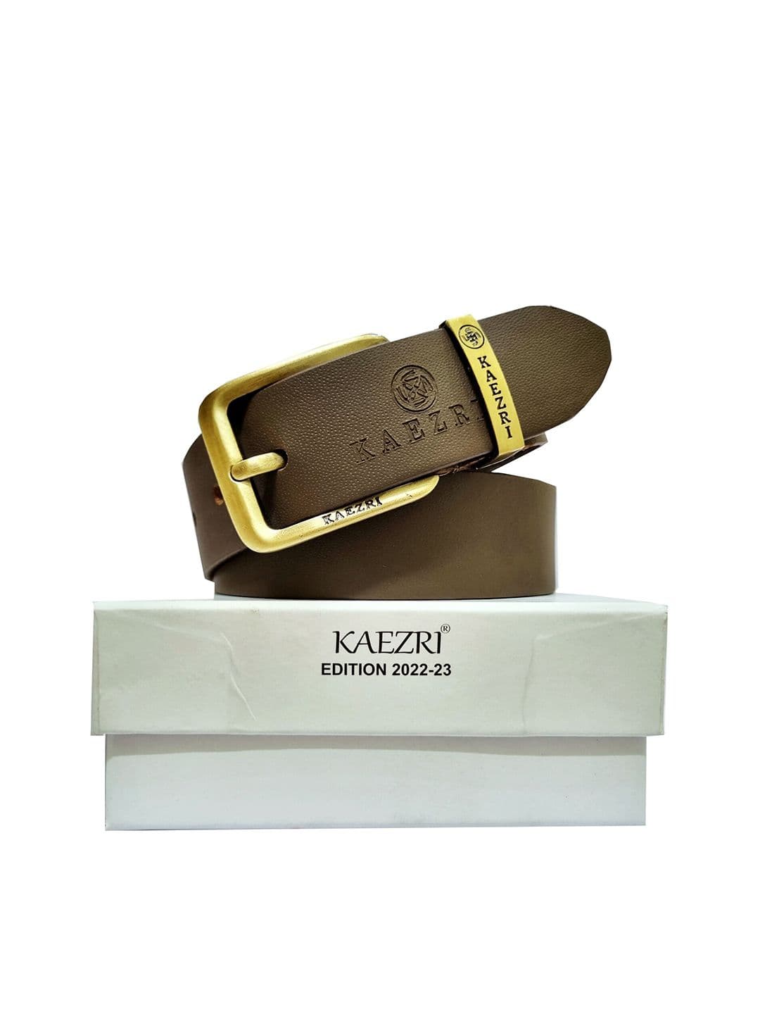 KAEZRI Men Textured Leather Belt - view 1