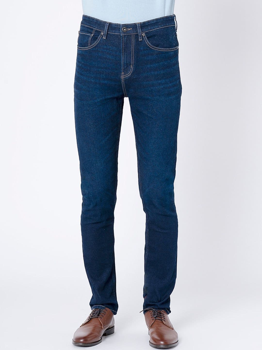 Red Tape Men Mid-Rise Clean look Light Fade Skinny Fit Stretchable Jeans - view 1