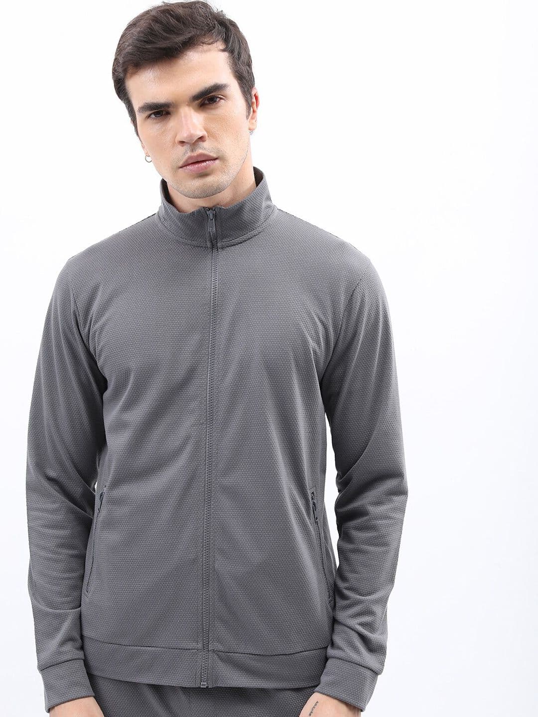 HIGHLANDER Mock Neck Tailored Jacket - view 1