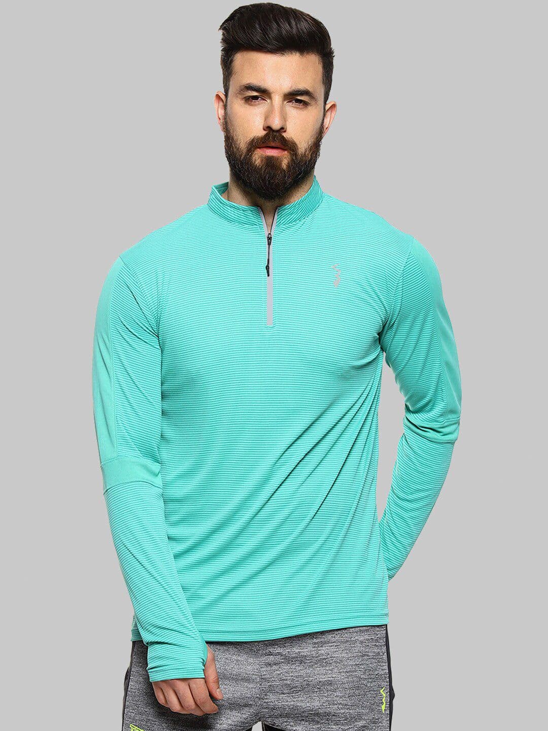 CAHOOT Green High Neck Long Sleeves Sports T-shirt - view 1