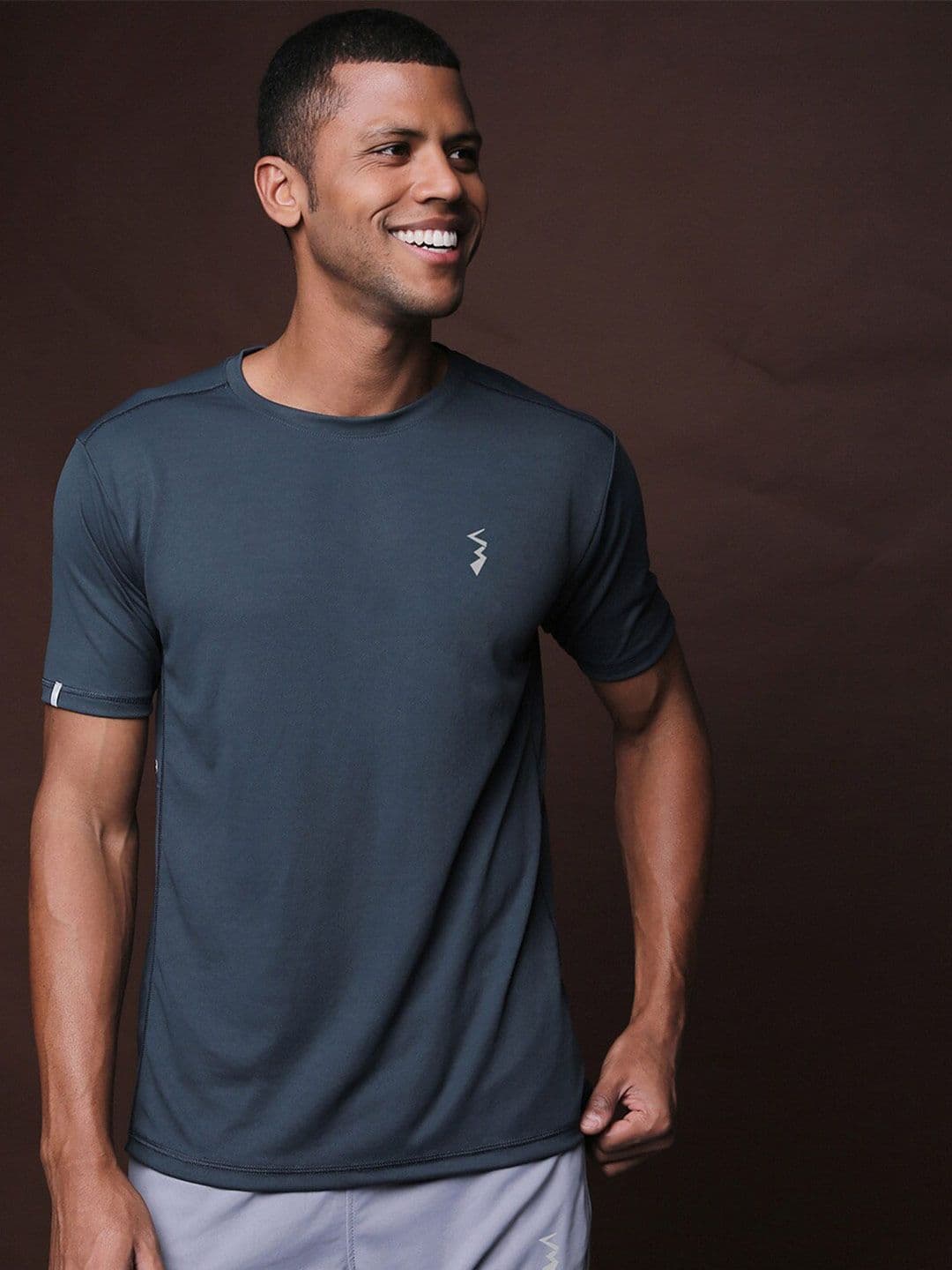 CAHOOT Round Neck Short Sleeves Dry Fit Running T-shirt - view 1
