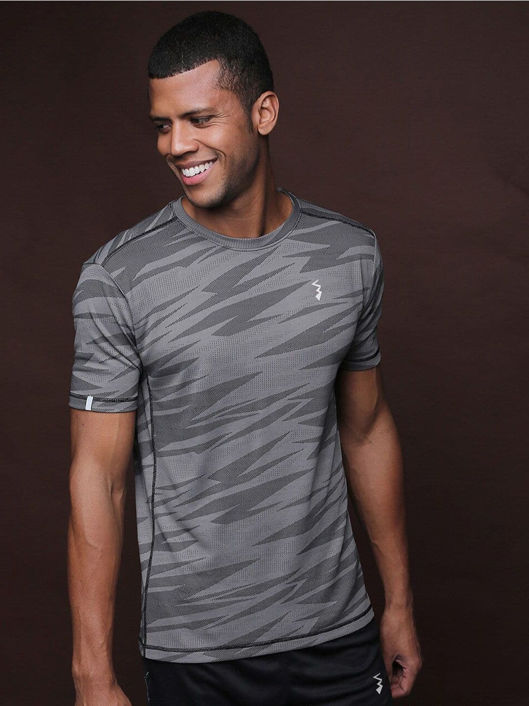 CAHOOT Round Neck Short Sleeves Dry Fit Sports T-shirt - view 1