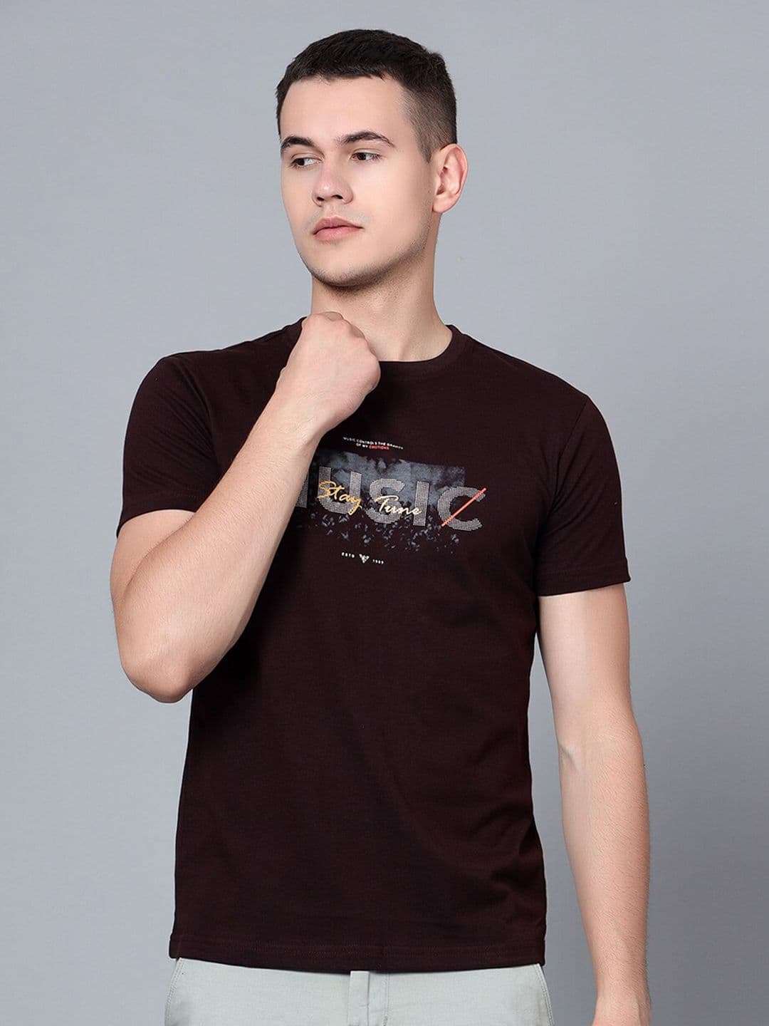 Cantabil Typography Printed T-shirt - view 1