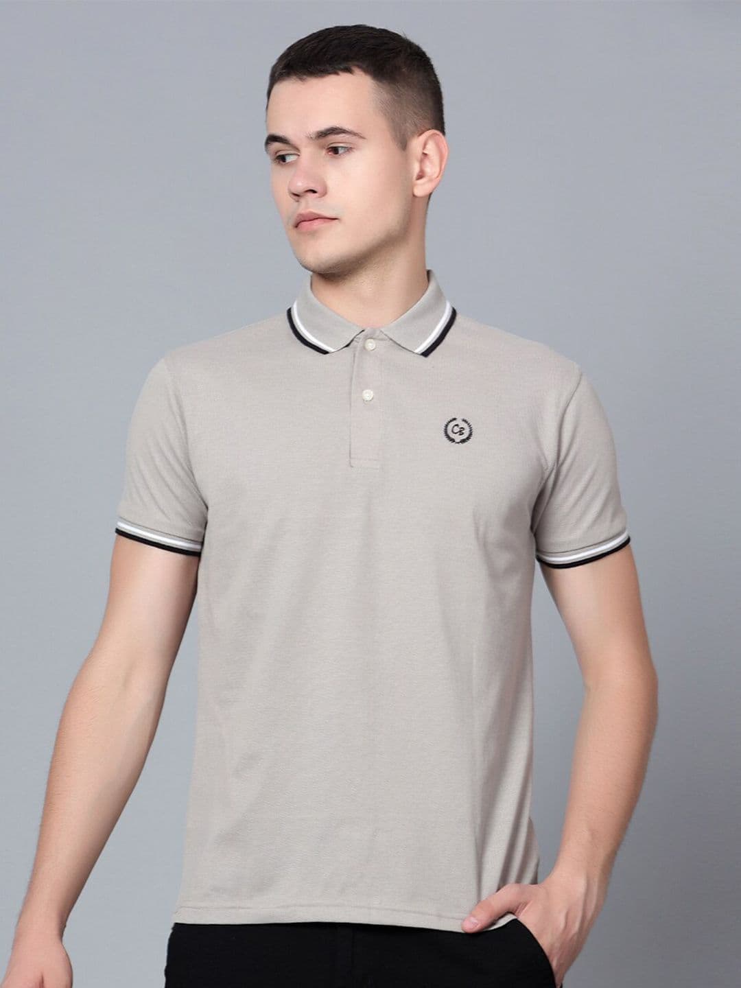 Cantabil Half Sleeve Cotton Polo T-shirt - view 1