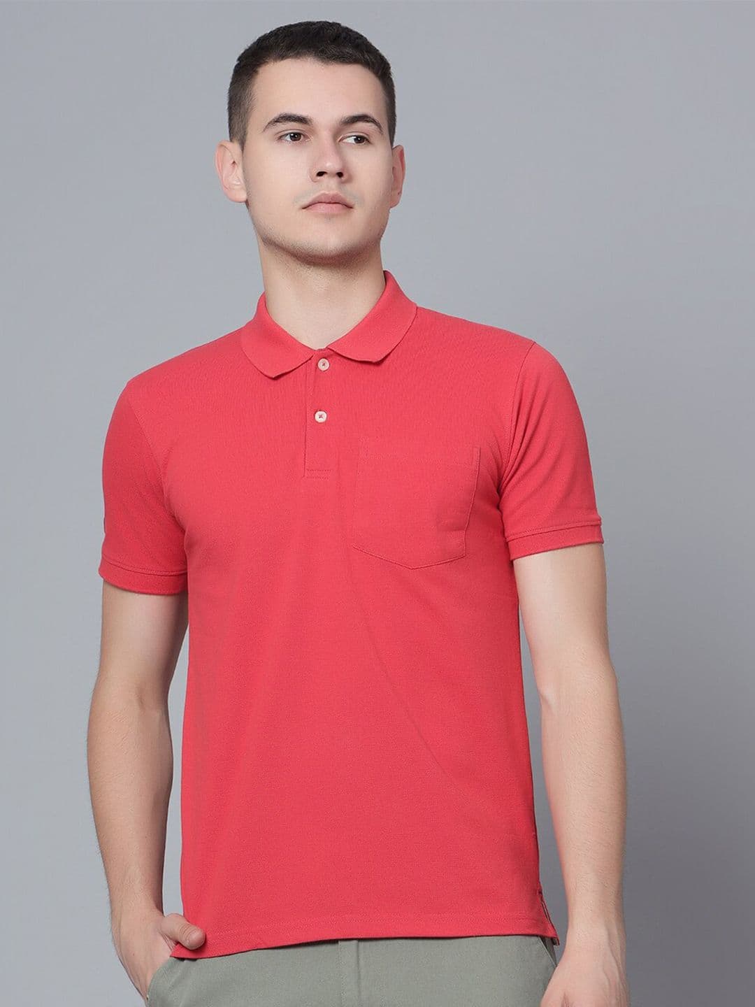 Cantabil Half Sleeve Cotton Polo T-shirt - view 1