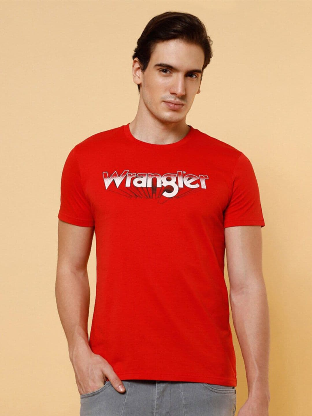 Wrangler Typography Printed Cotton T-shirt - view 1