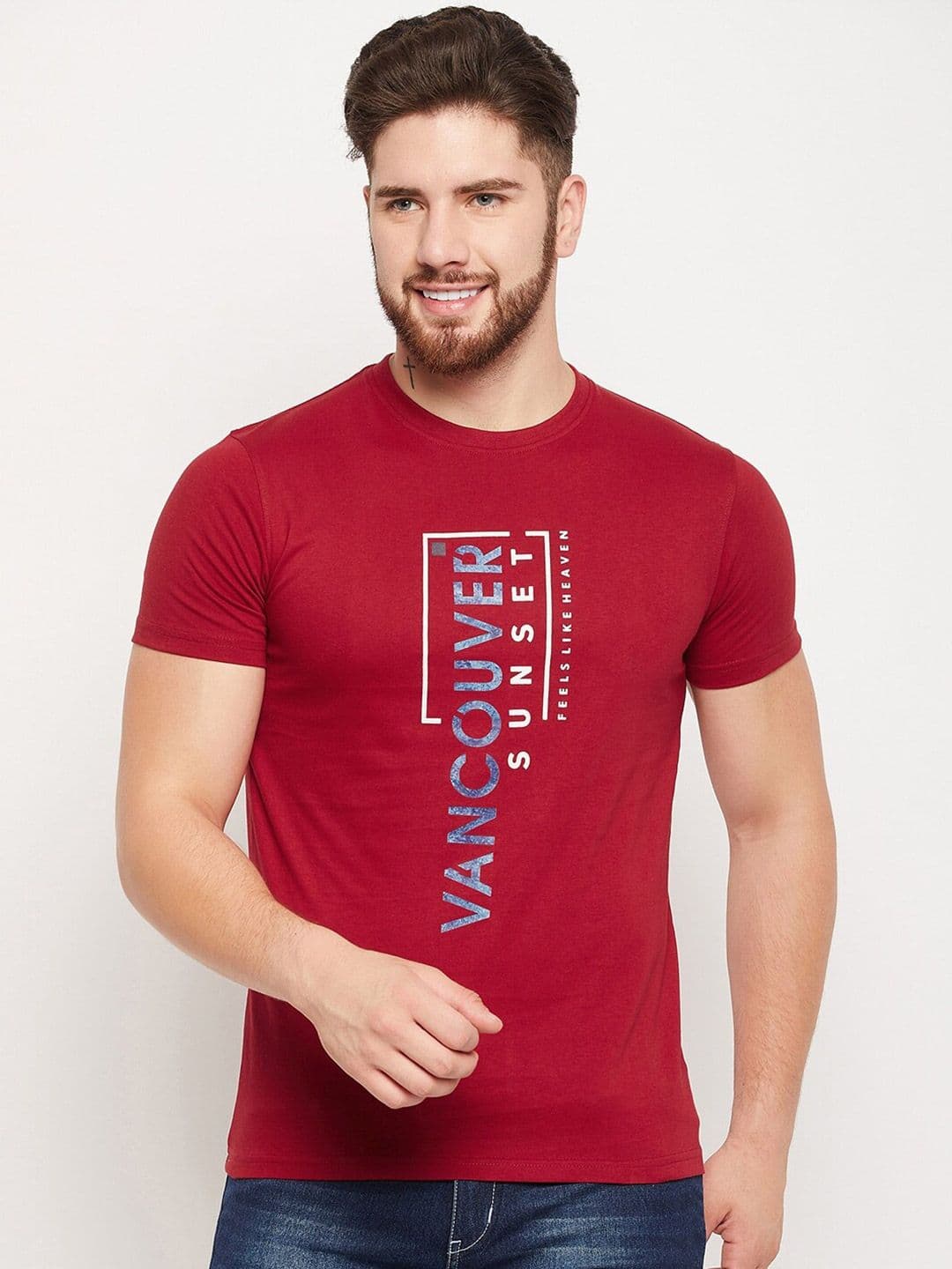 Cantabil Typography Printed T-shirt - view 1
