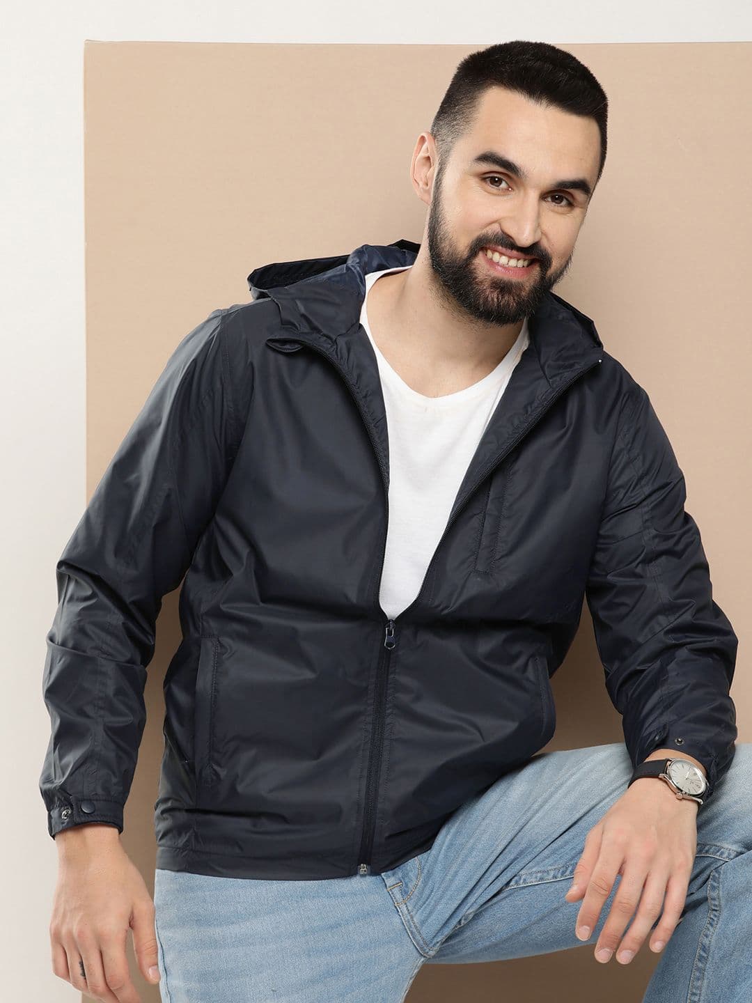 HERE&NOW Hooded Tailored Jacket - view 1