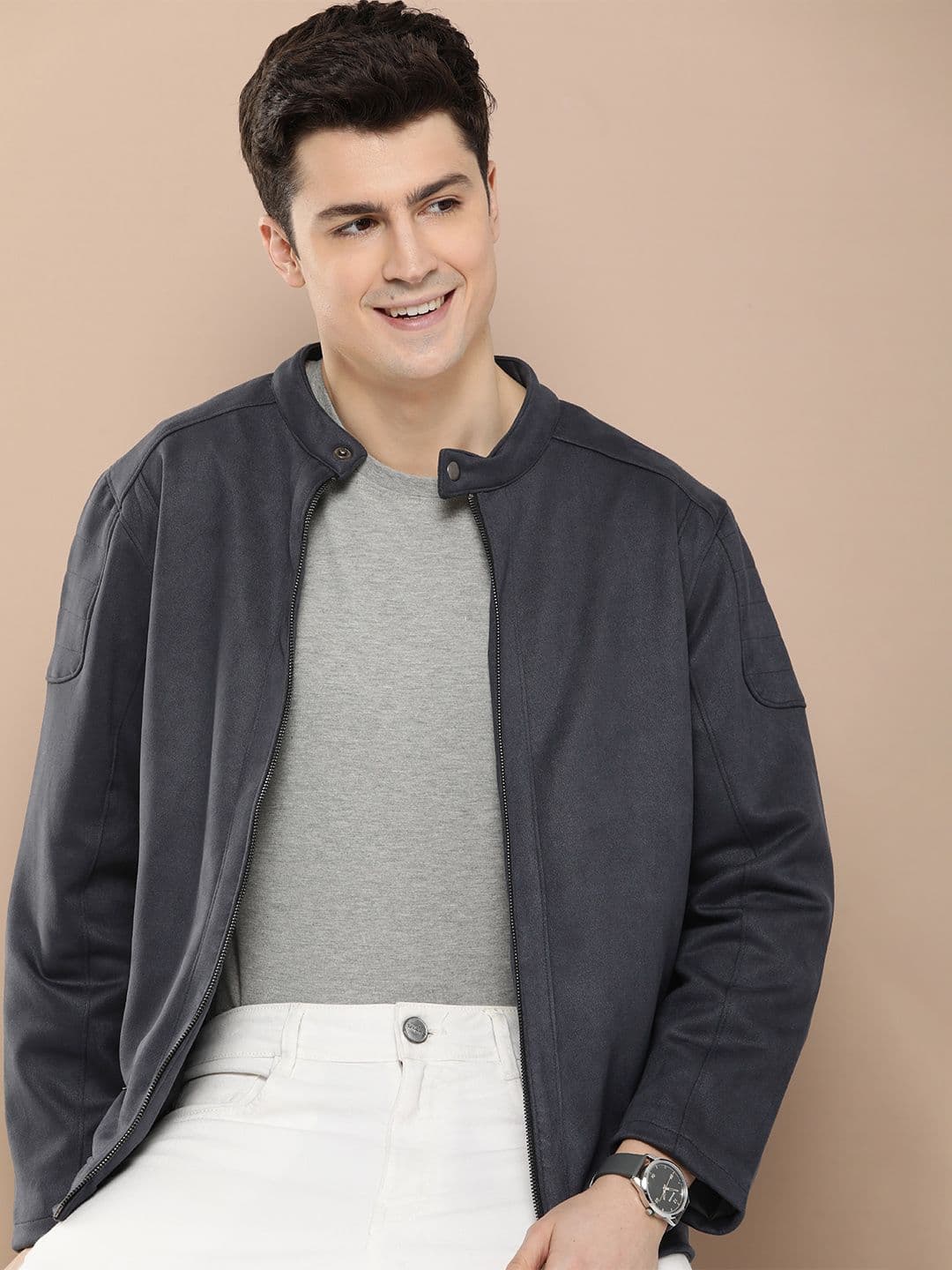 HERE&NOW Solid Long Sleeves Tailored Jacket - view 1