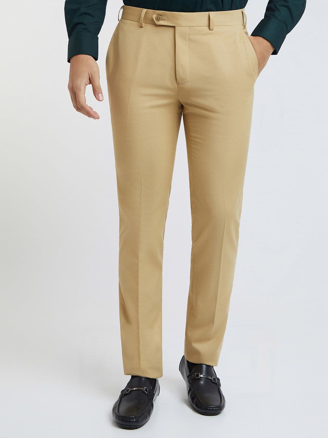 Raymond Men Flat Front Slim Fit Formal Trousers - view 1