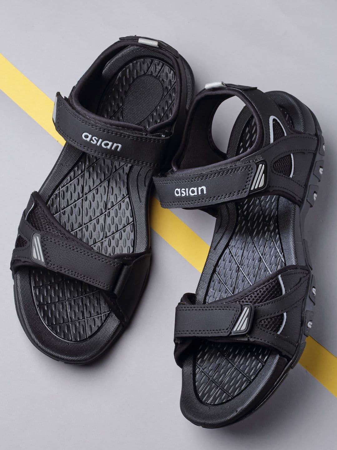 ASIAN Men Prestige-59 Textured Sports Sandals - view 1