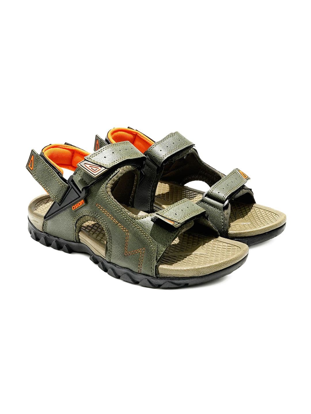 ASIAN Men Vintage-03 Textured Sports Sandals - view 1