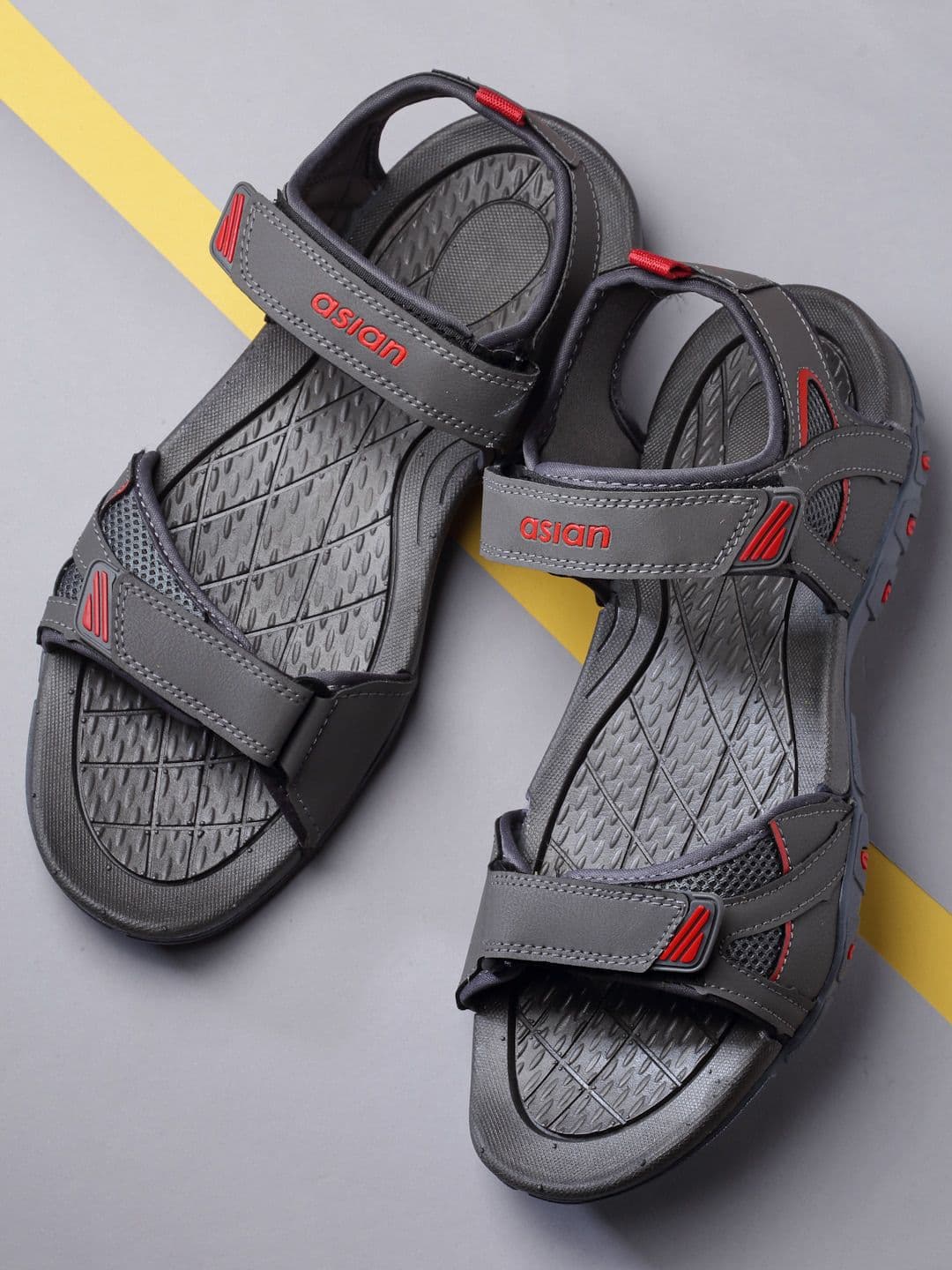ASIAN Men Prestige-59 Textured Sports Sandals - view 1