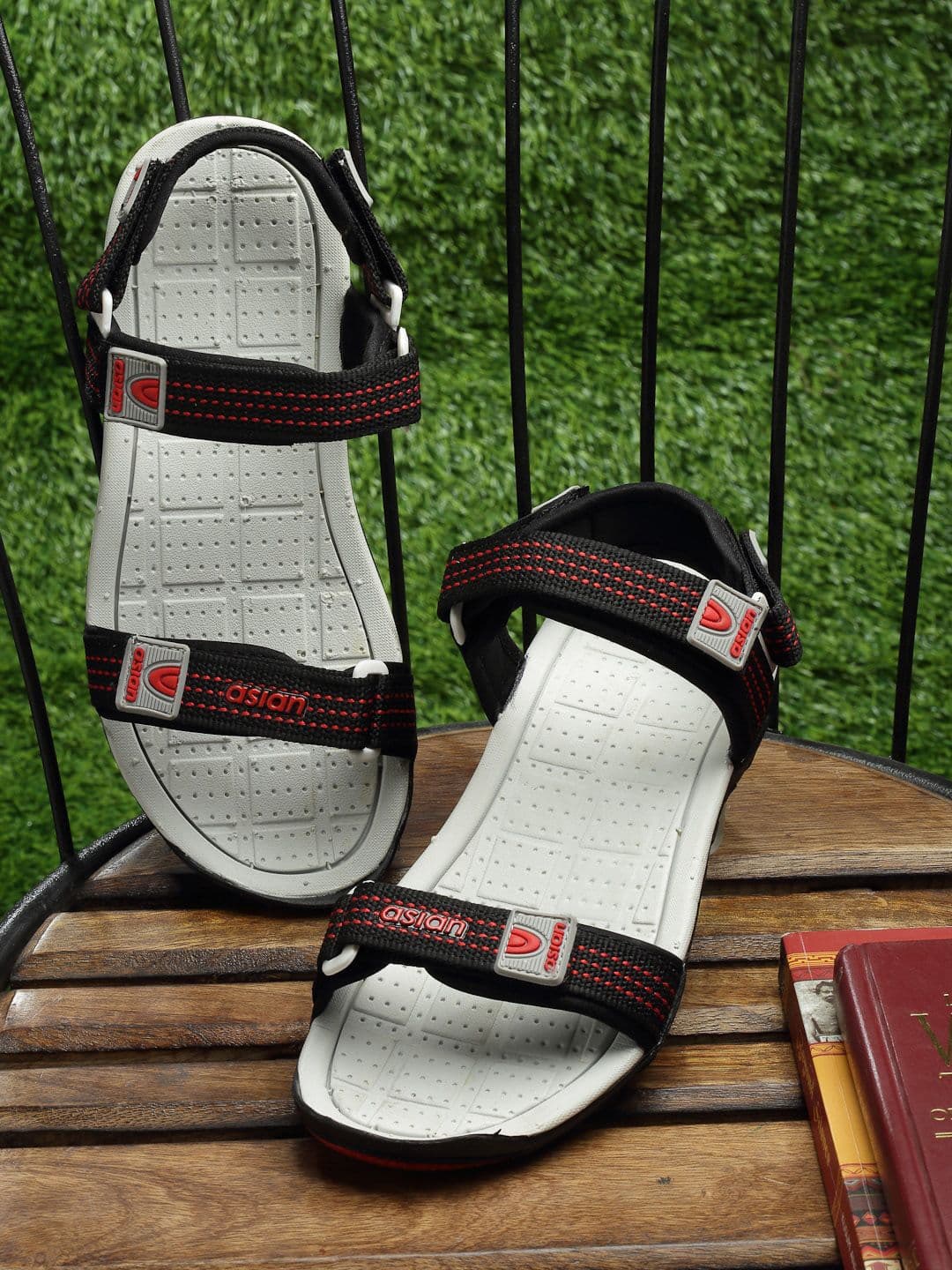 ASIAN Men Vintage-21 Textured Sports Sandals - view 1