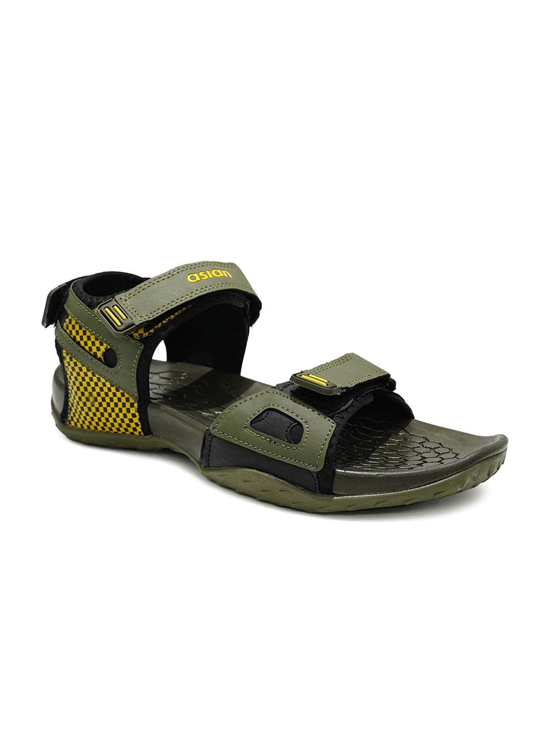ASIAN Men Vintage-07 Textured Sports Sandals - view 1