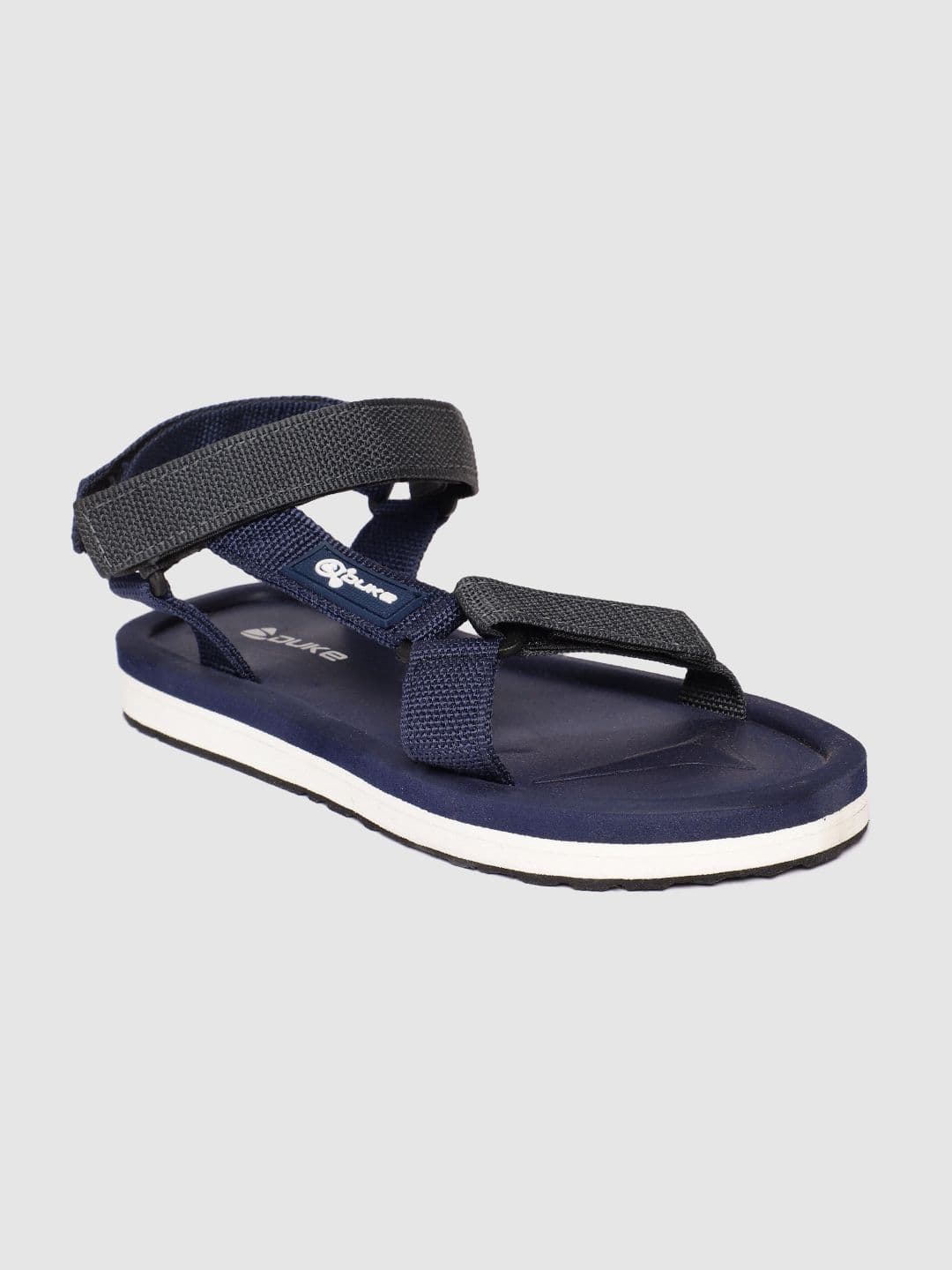 Duke Men Woven Design Sports Sandals with Brand Logo Detail - view 1