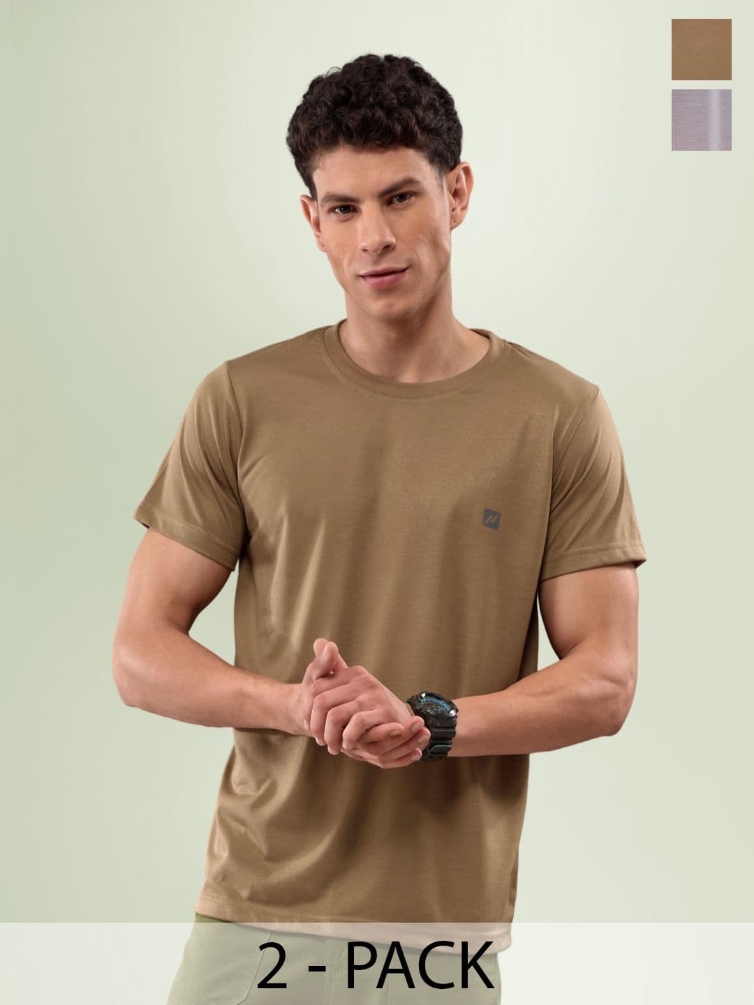 LUX NITRO Pack Of 2 Round Neck Lounge T-shirts - view 1