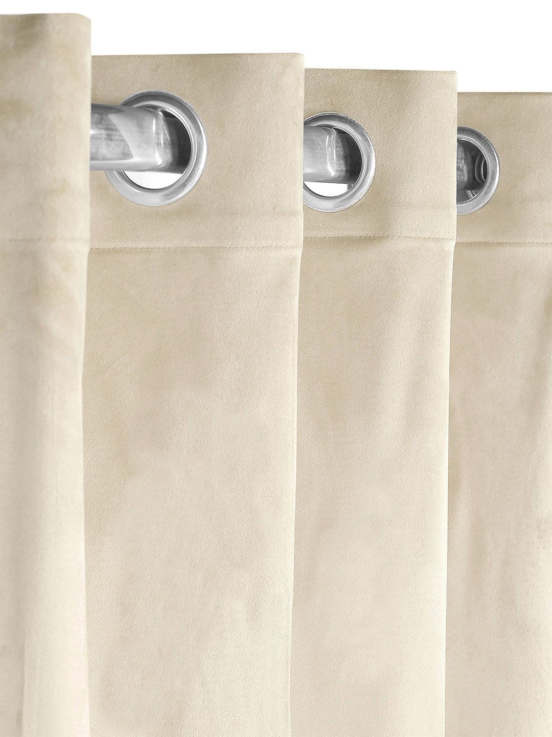 Saral Home LA CRME Set of 1 Lt.Beige Long Door Curtains - view 1