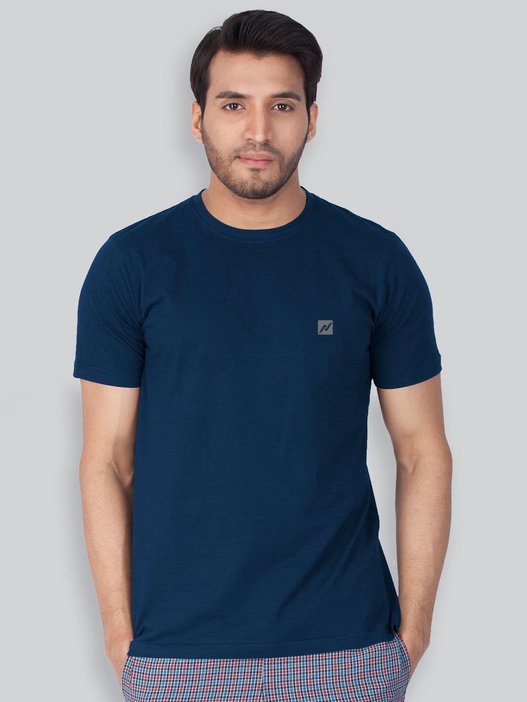 LUX NITRO Round Neck Cotton Lounge T-shirt - view 1