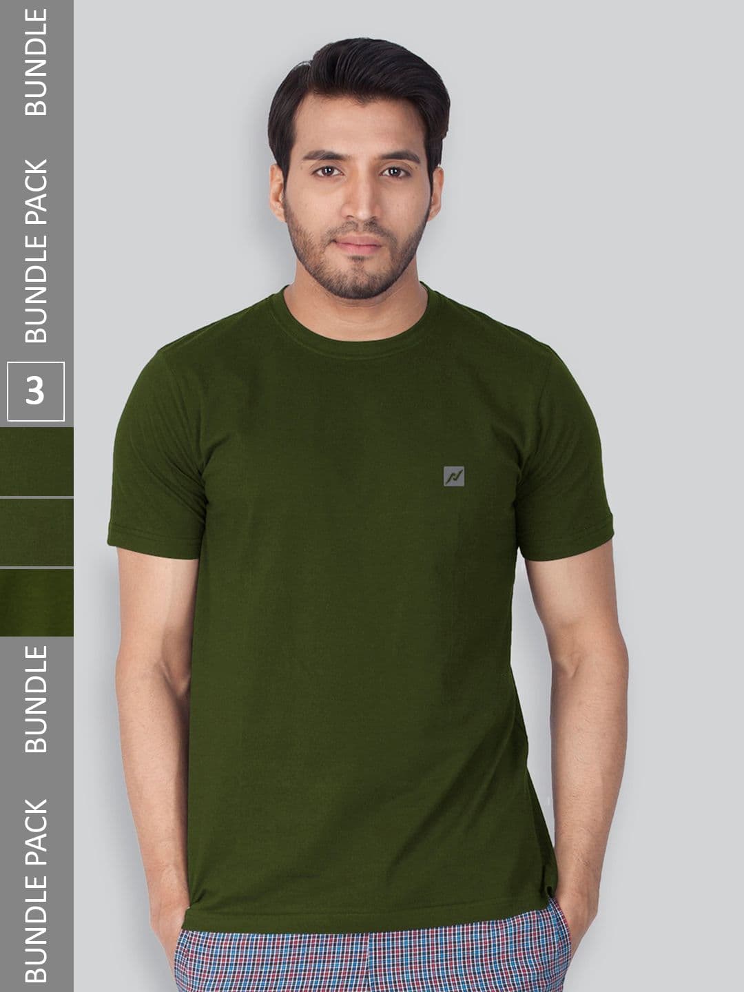 LUX NITRO Pack Of 3 Anti Odour Lounge T-shirt - view 1