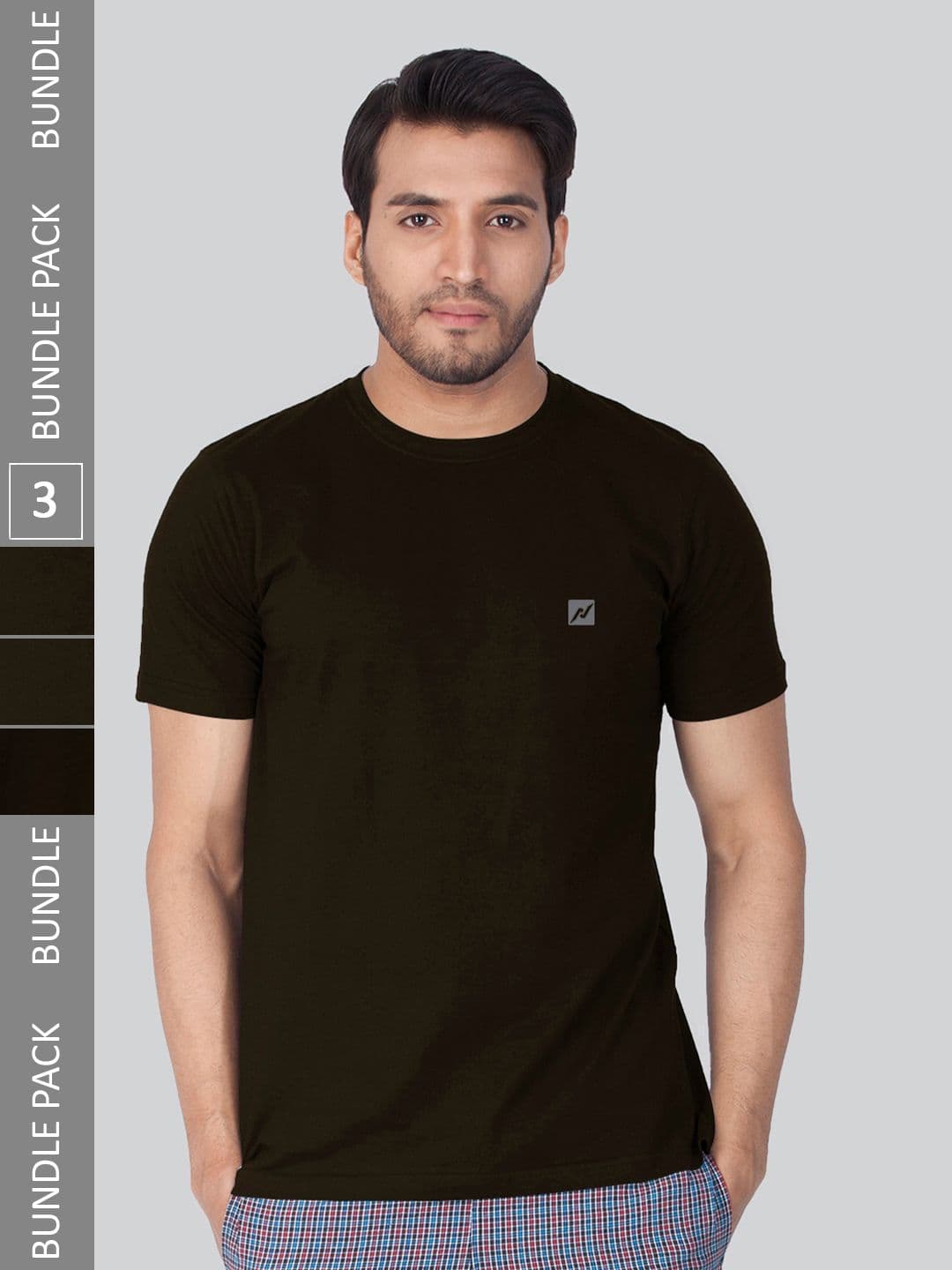 LUX NITRO Pack Of 3 Anti Odour Lounge T-shirt - view 1