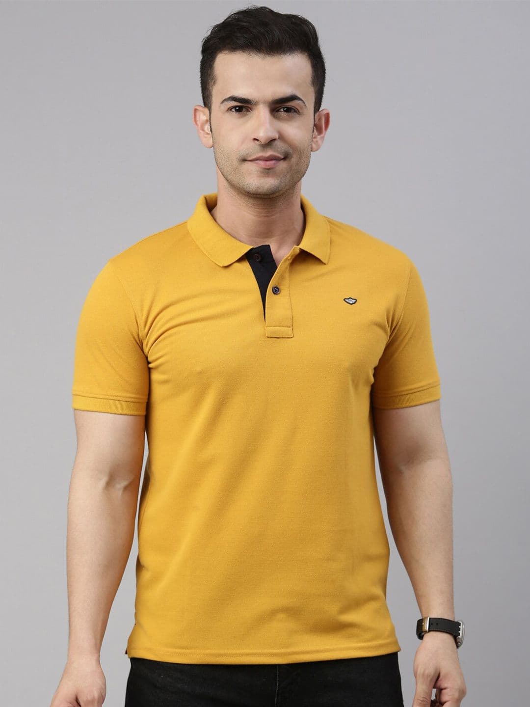 Metronaut Polo Collar Pure Cotton T-shirt - view 1