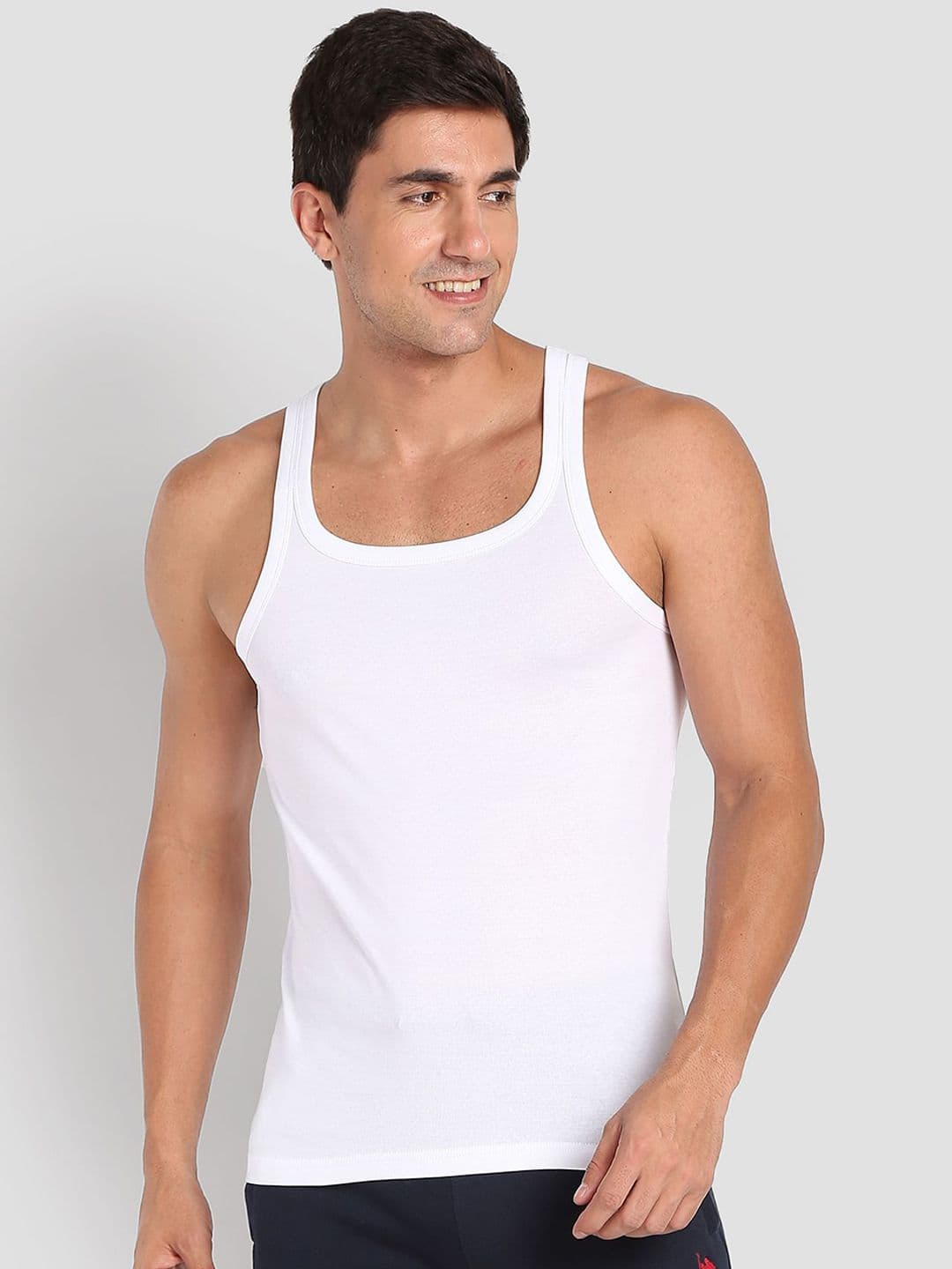 U.S. Polo Assn. Scoop Neck Pure Cotton Basic Innerwear Vest - view 1