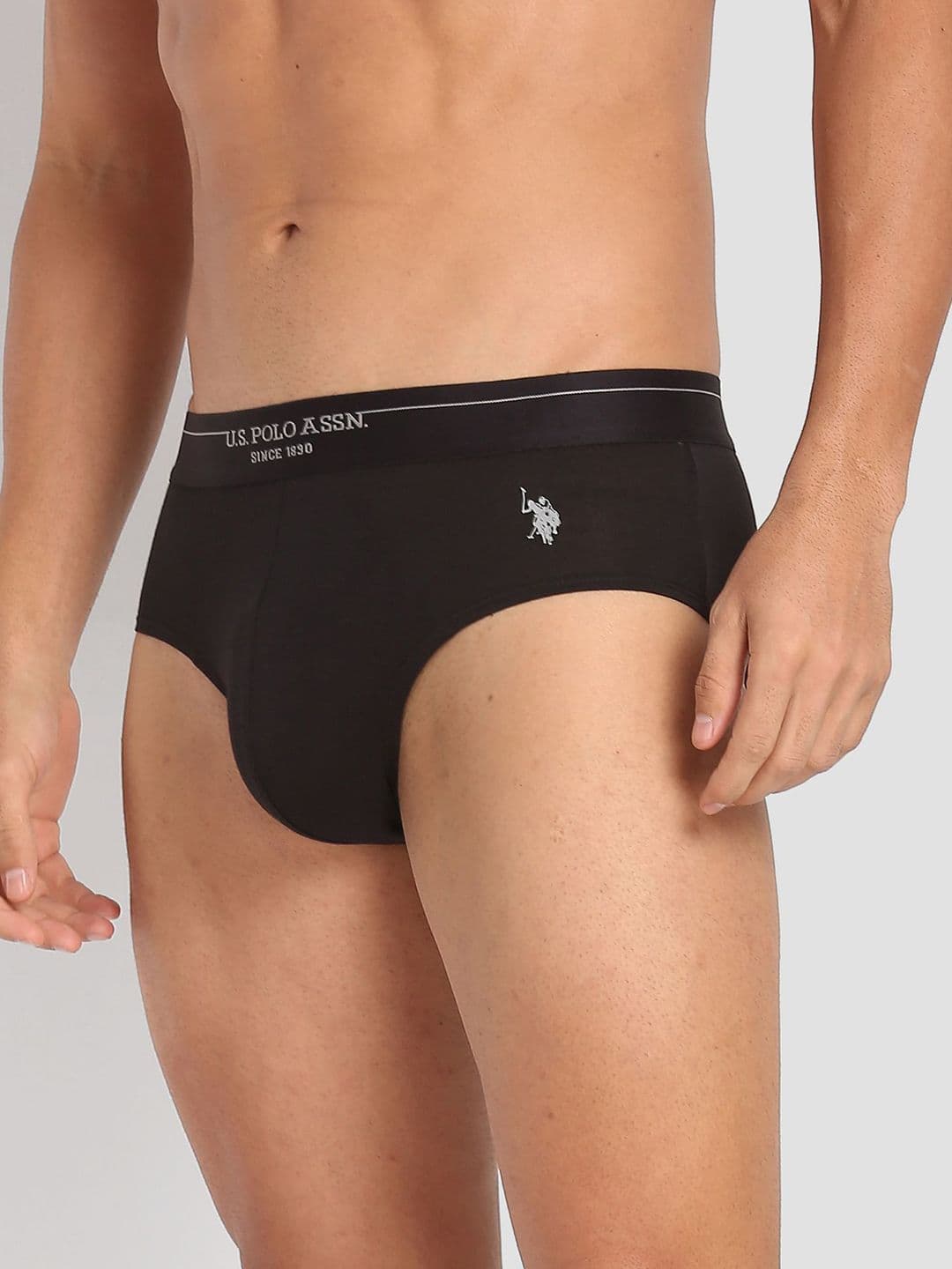 U.S. Polo Assn. Men Mid-Rise Antibacterial Basic Briefs - view 1