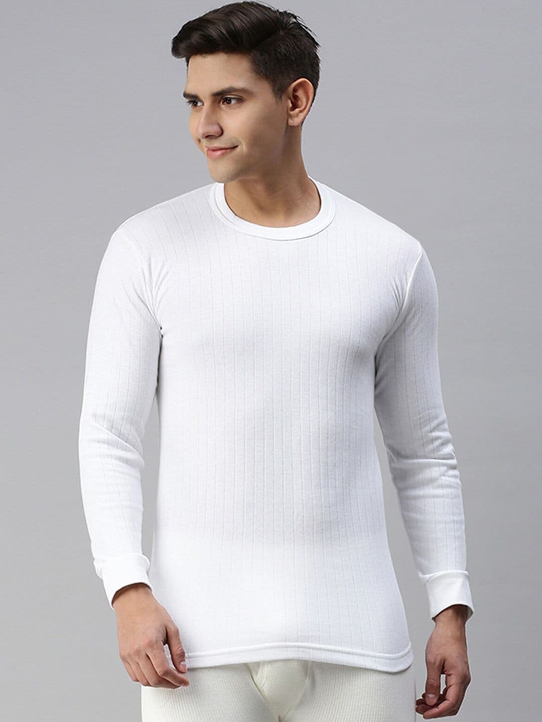 LUX PARKER Striped Slim-Fit Thermal Top - view 1
