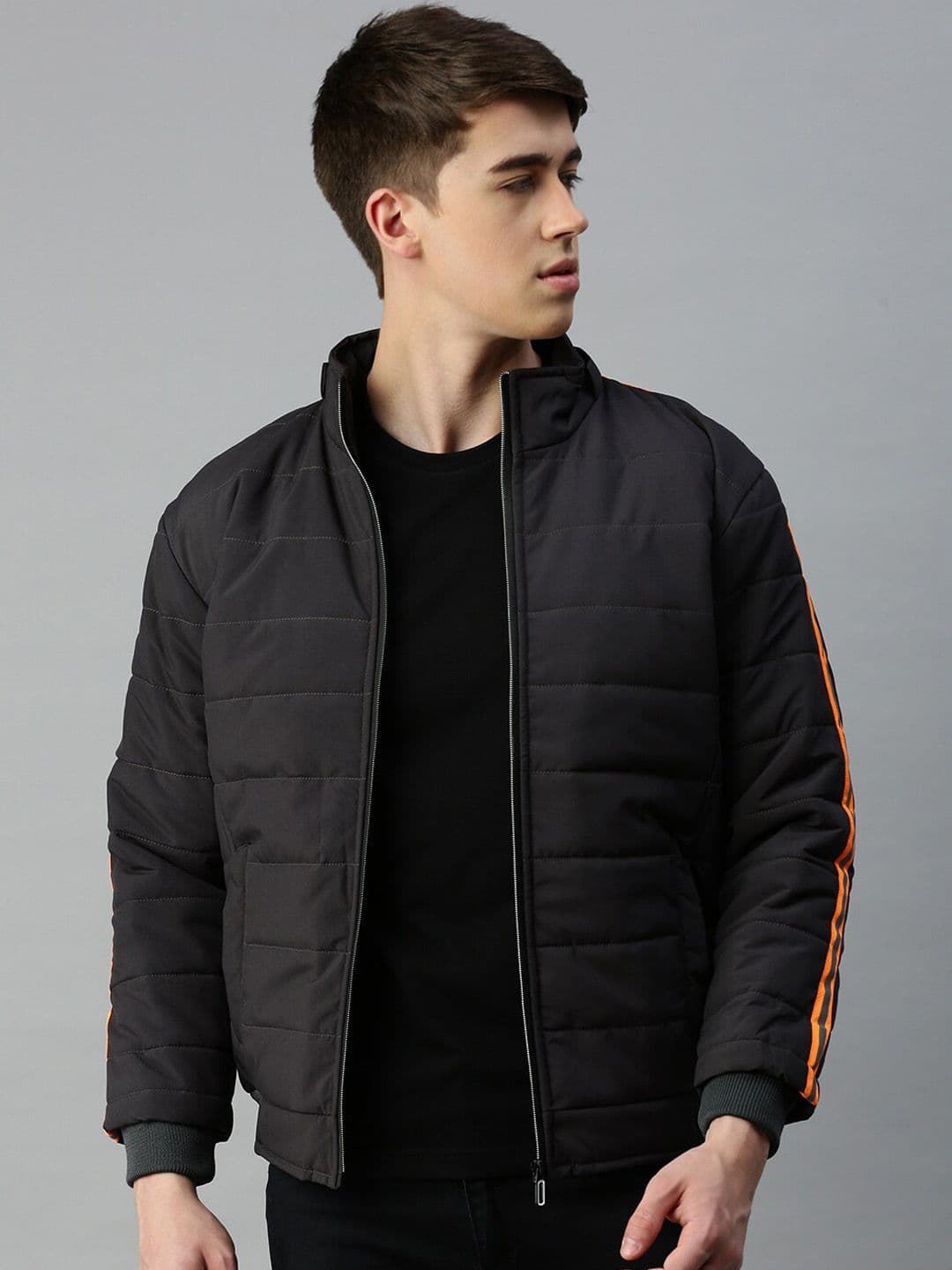 VOXATI Stand Collar Padded Jacket - view 1