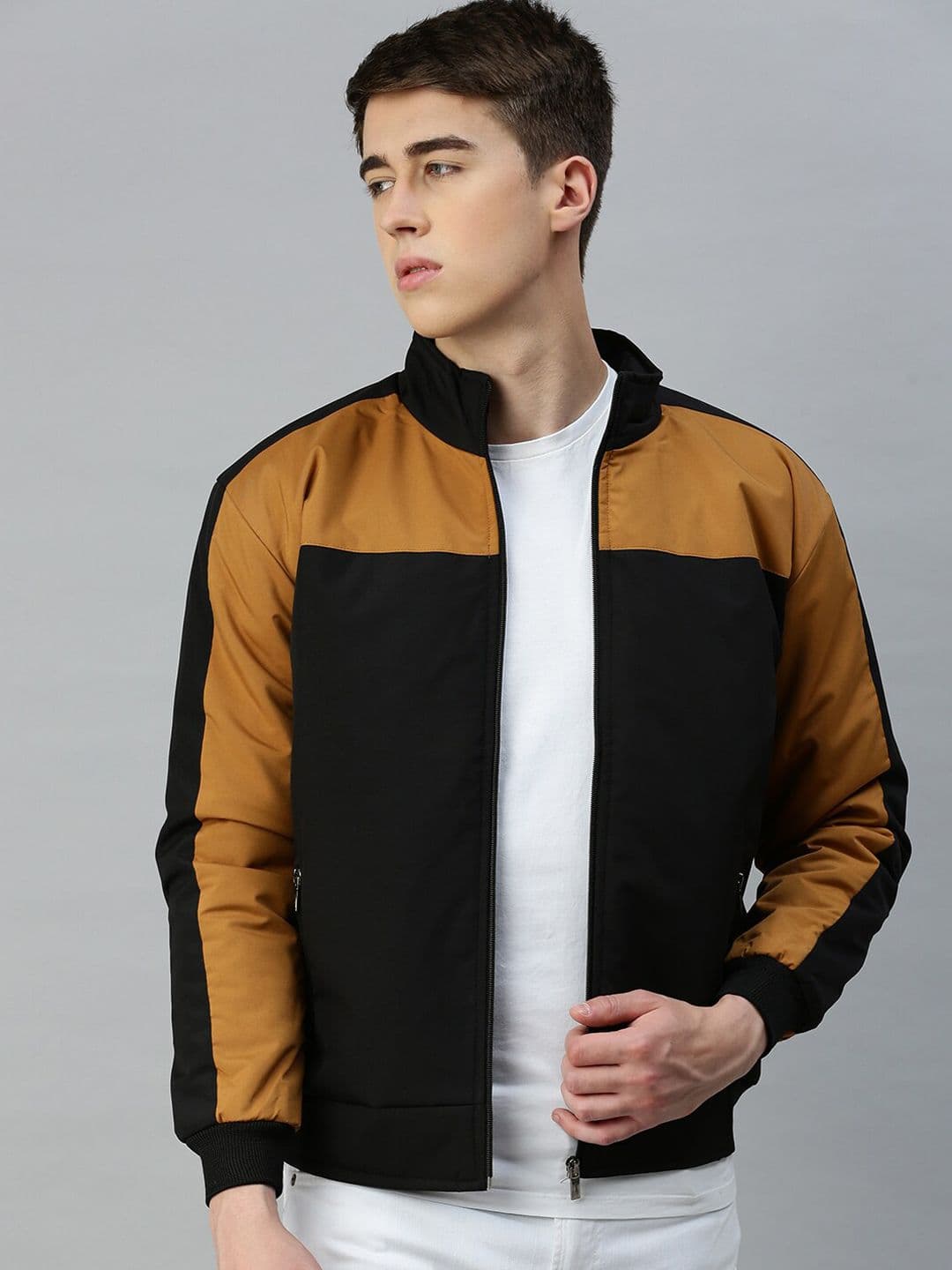 VOXATI Colourblocked Bomber Jacket - view 1