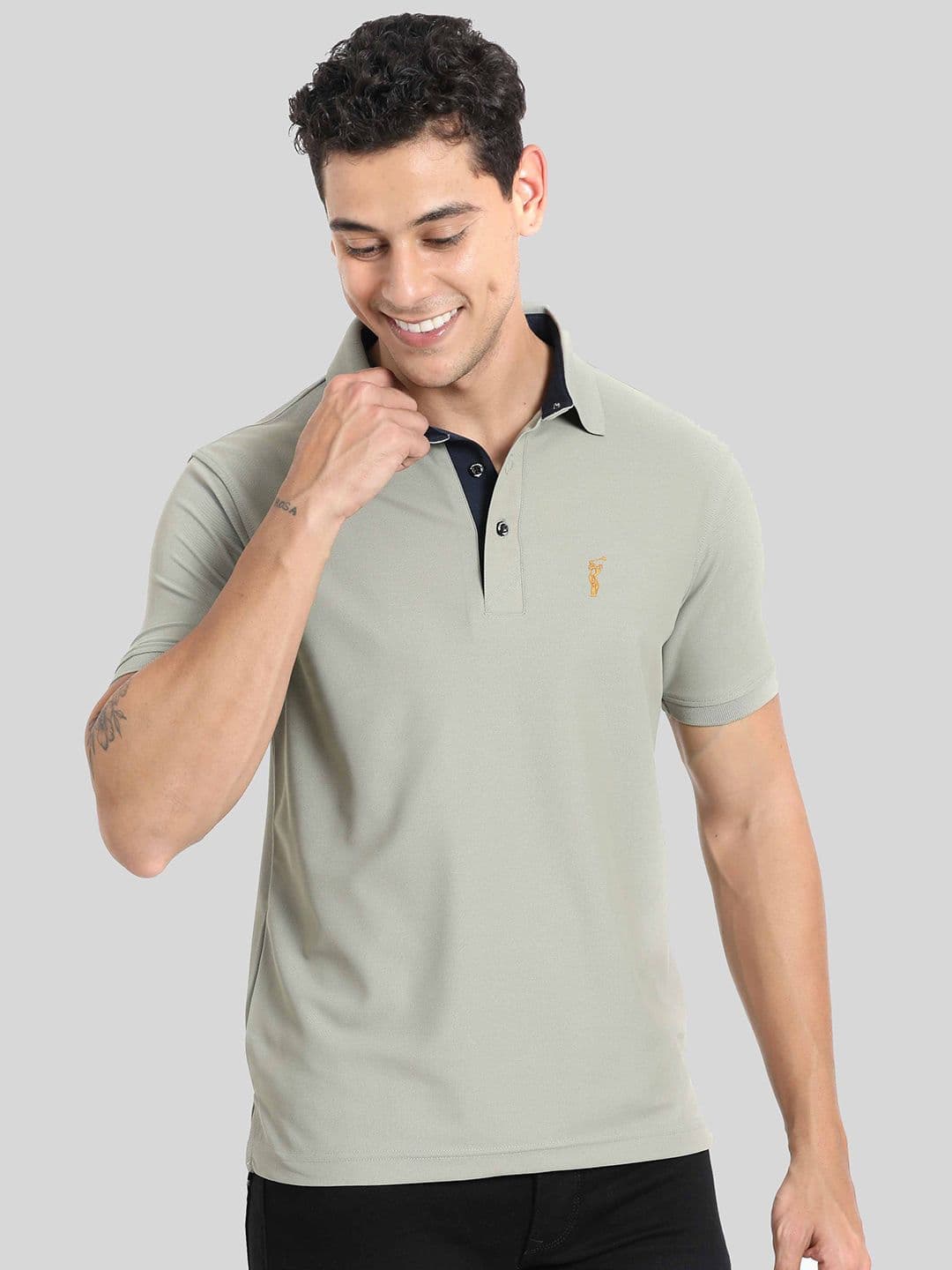 STELLERS Men Regular Fit Polo Collar T-shirt - view 1
