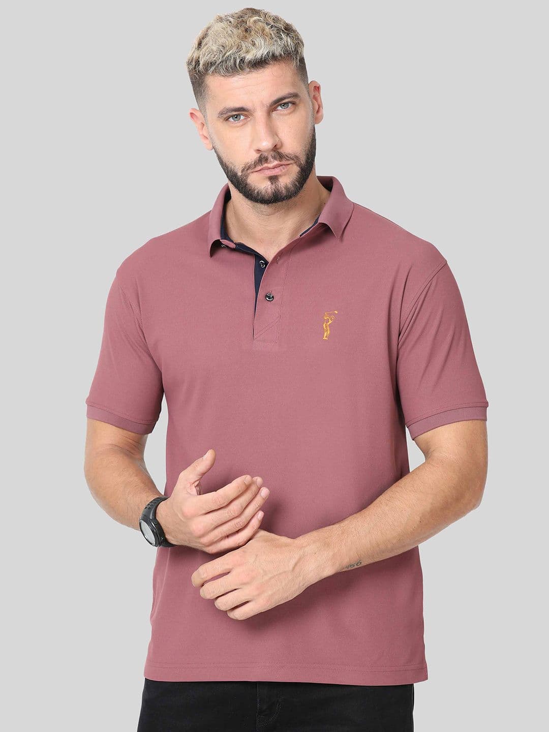 STELLERS Men Regular Fit Polo Collar T-shirt - view 1