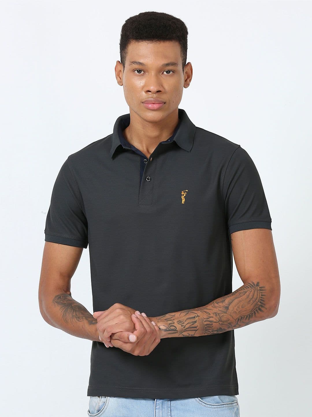 STELLERS Men Regular Fit Polo Collar T-shirt - view 1