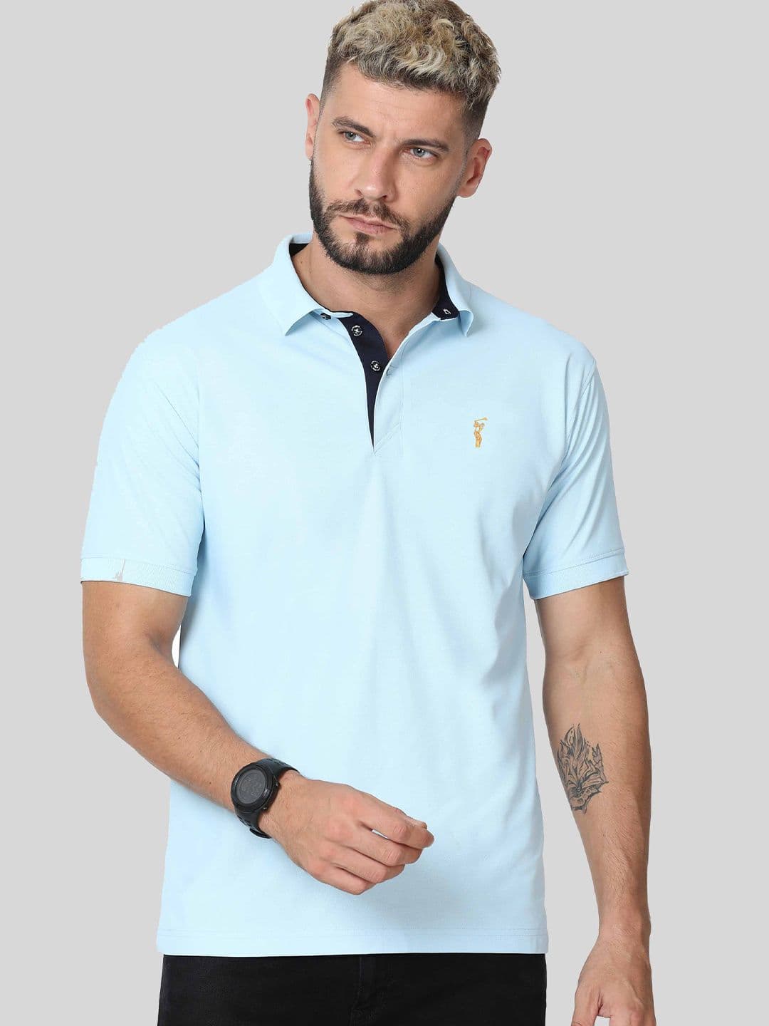 STELLERS Men Regular Fit Polo Collar T-shirt - view 1