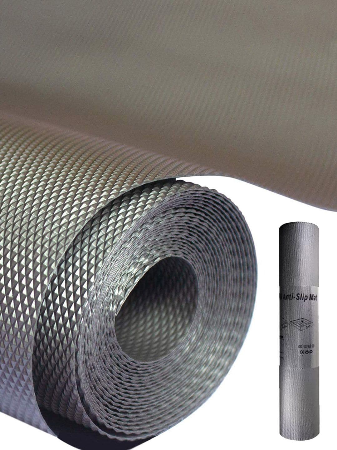 DALUCI Grey Self-Design Anti-Slip Shelf Mat Liner Sheet Roll - view 1