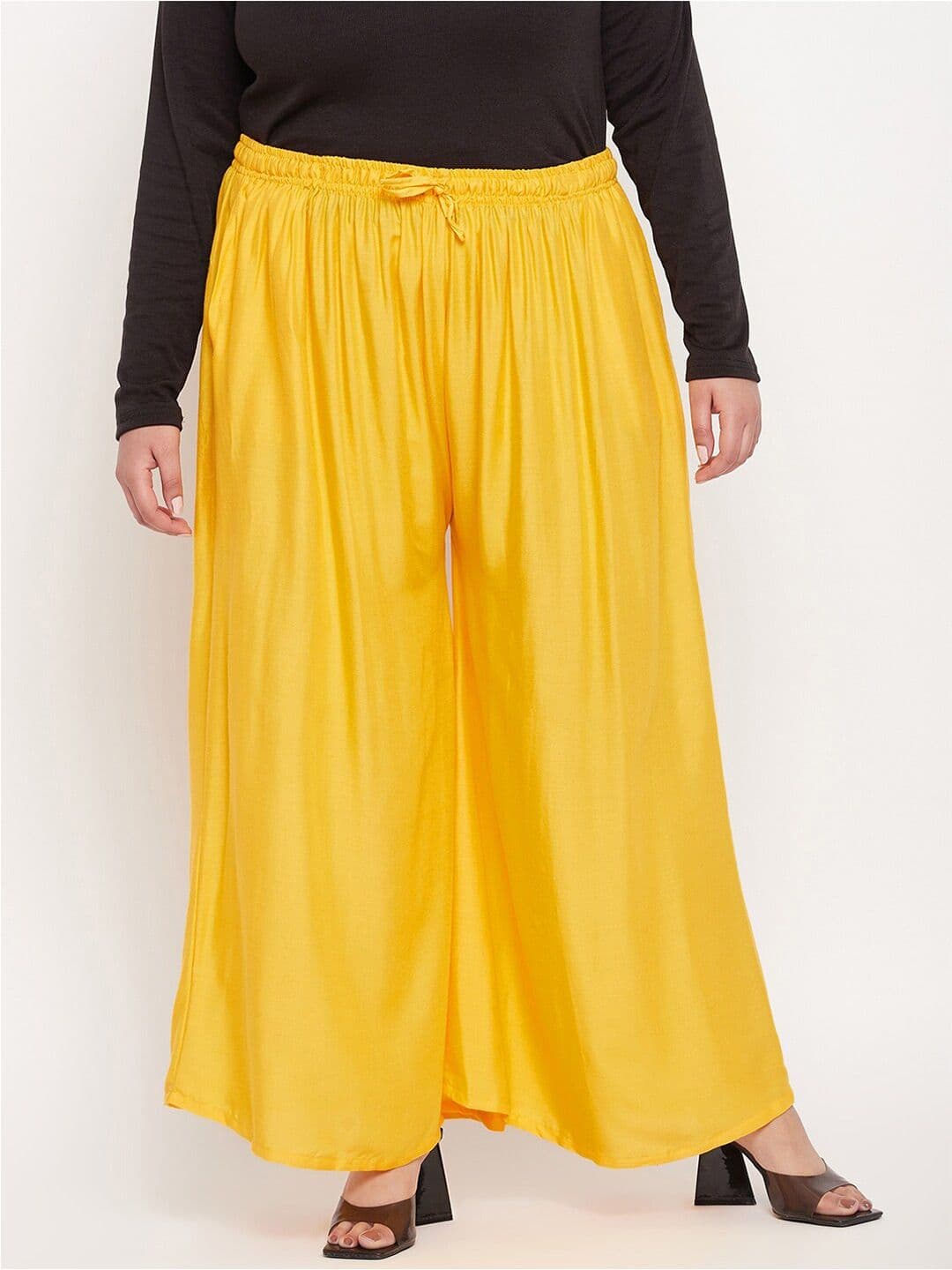 CLORA CREATION PLUS Women Flared Palazzos - view 1