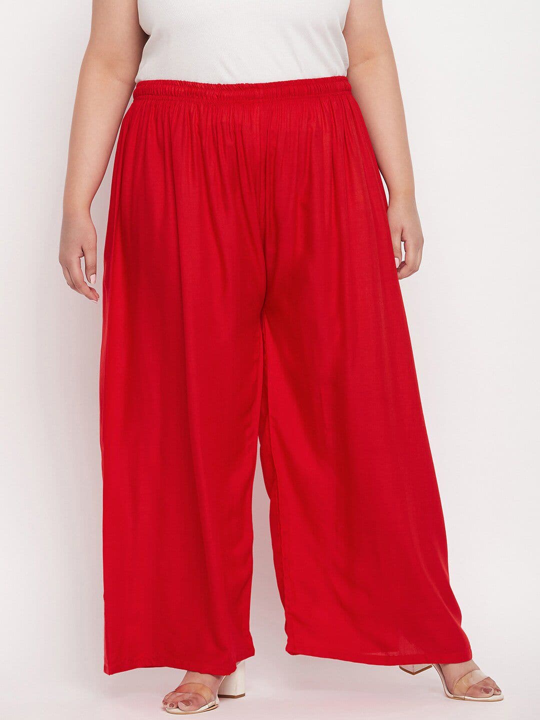 CLORA CREATION PLUS Women Plus Size Wide Leg Palazzos - view 1
