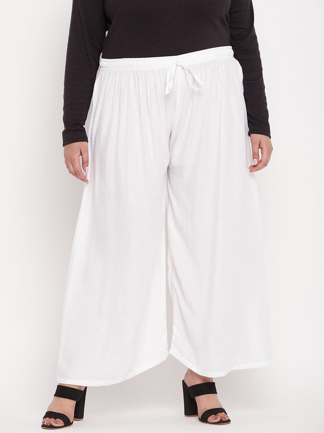 CLORA CREATION PLUS Women Plus Size Wide Leg Palazzos - view 1