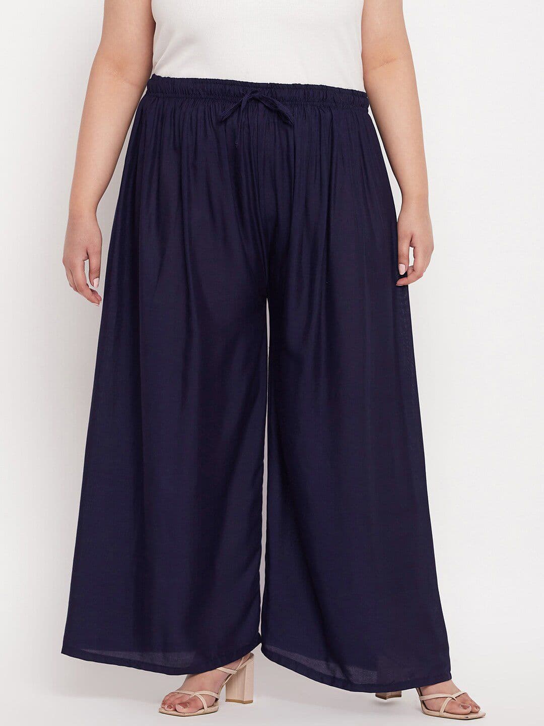 CLORA CREATION PLUS Women Plus Size Wide Leg Palazzo - view 1