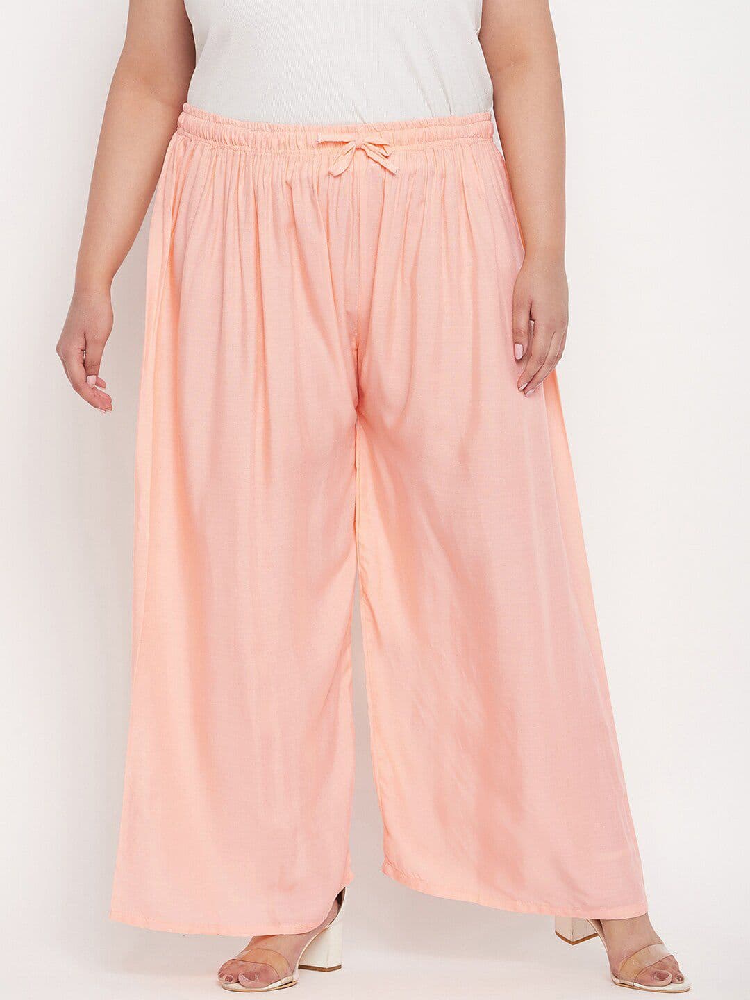 CLORA CREATION PLUS Women Plus Size Wide Leg Palazzos - view 1