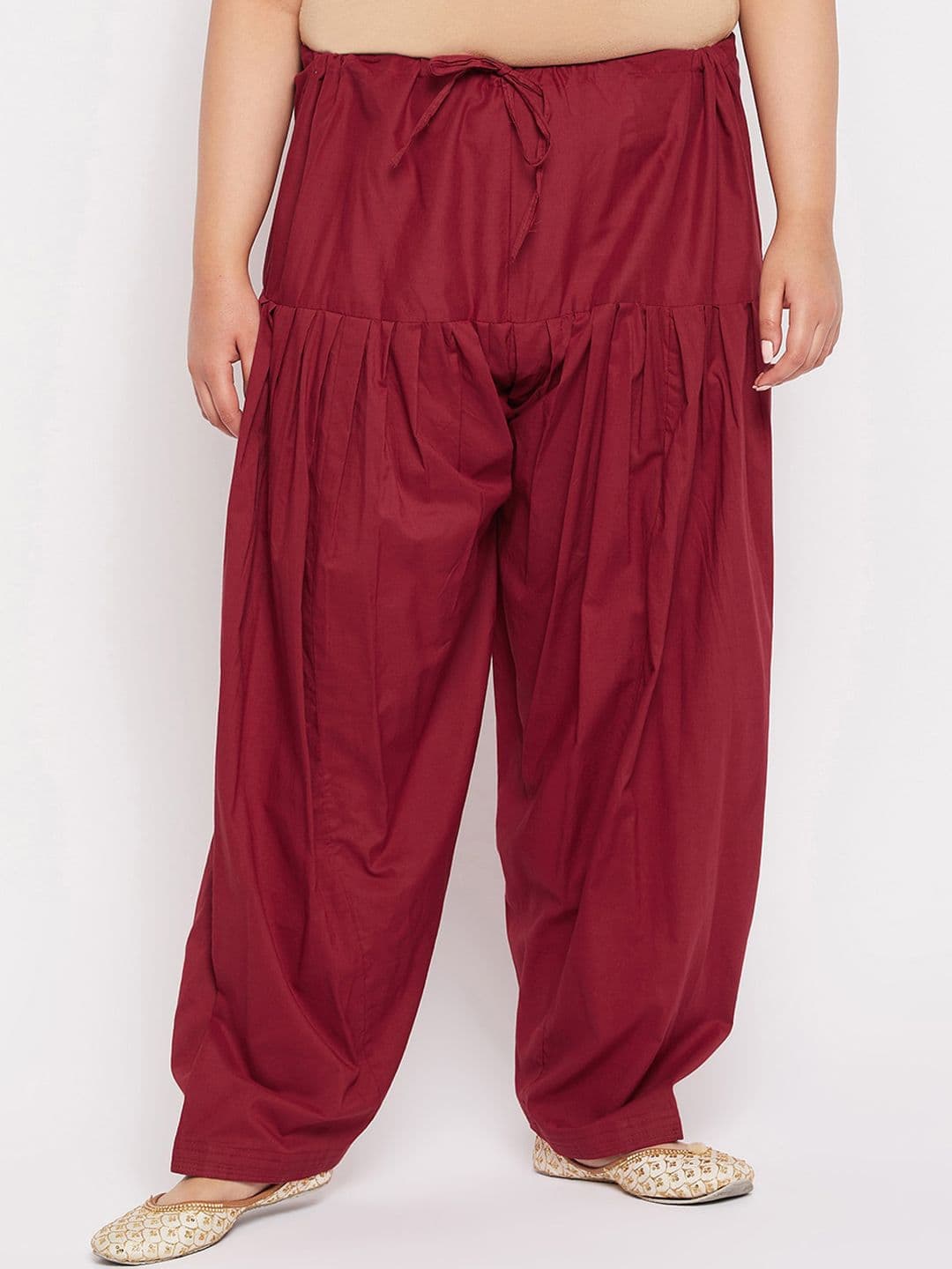 CLORA CREATION PLUS Size Cotton Patiala Salwar - view 1